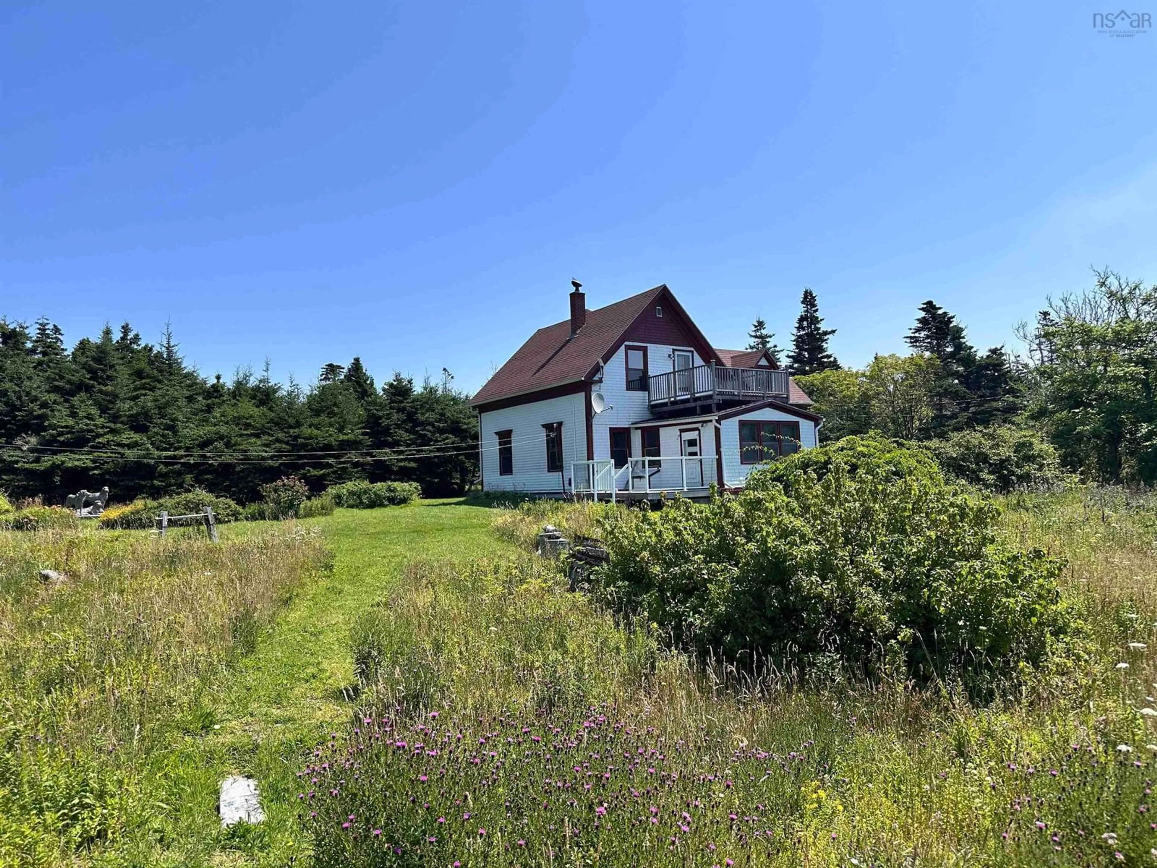 A pic from outside/outdoor area/front of a property/back of a property/a pic from drone, building for 850 Rockland Road + 16 Acres, East Side Of Ragged Island Nova Scotia B0T 1V0