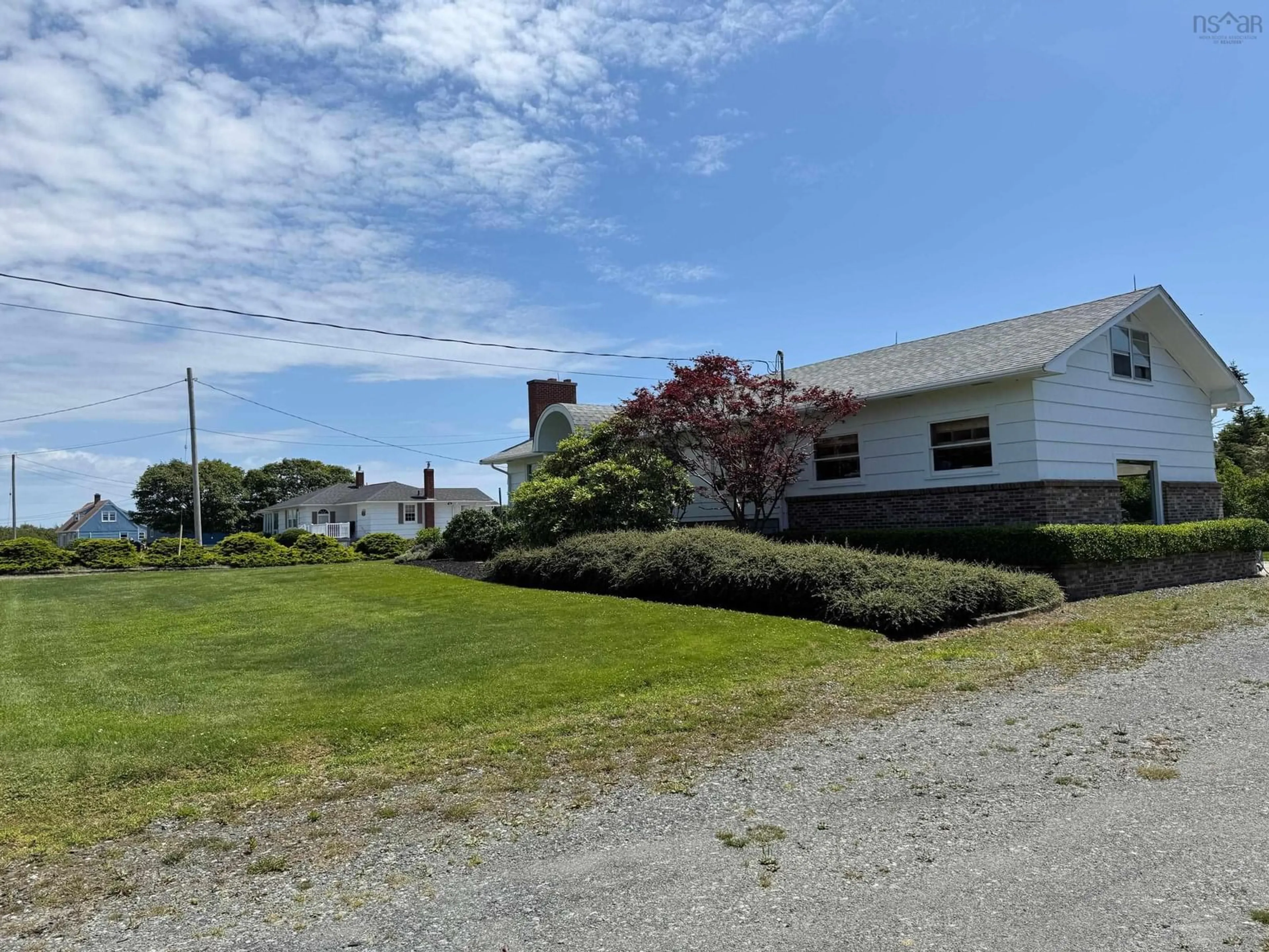 A pic from outside/outdoor area/front of a property/back of a property/a pic from drone, unknown for 89 Pond Rd, Lower West Pubnico Nova Scotia B0W 2C0
