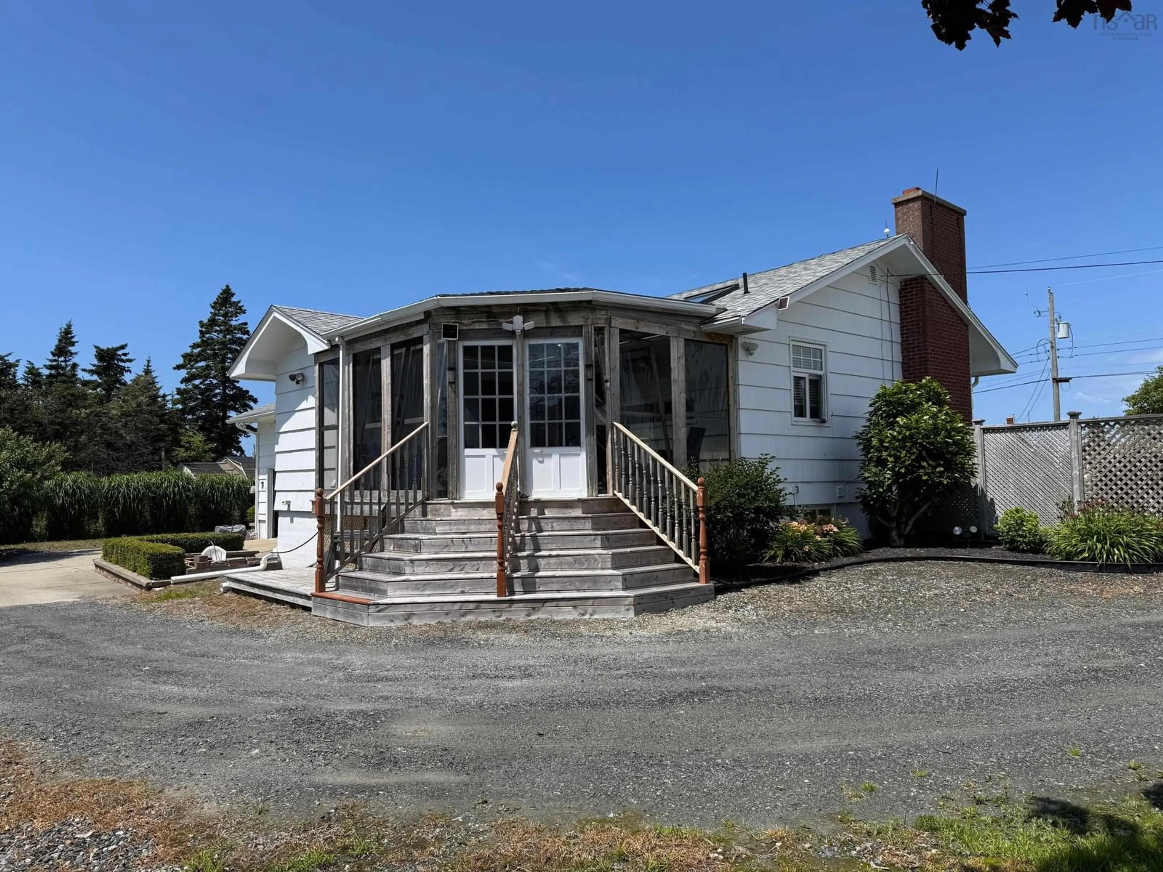 A pic from outside/outdoor area/front of a property/back of a property/a pic from drone, unknown for 89 Pond Rd, Lower West Pubnico Nova Scotia B0W 2C0