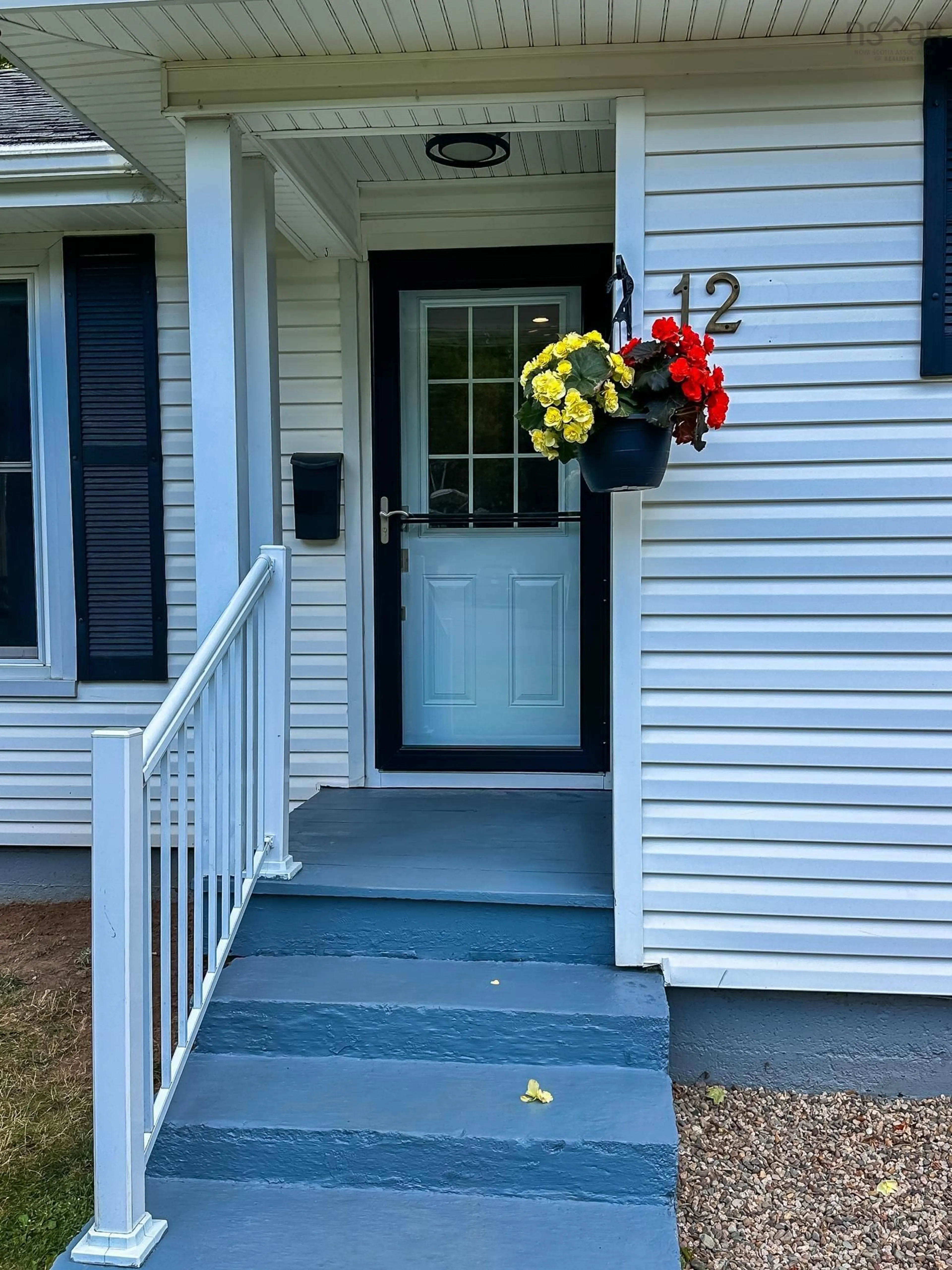 Home with vinyl exterior material, street for 12 Southview Ave, Kentville Nova Scotia B4N 2N1