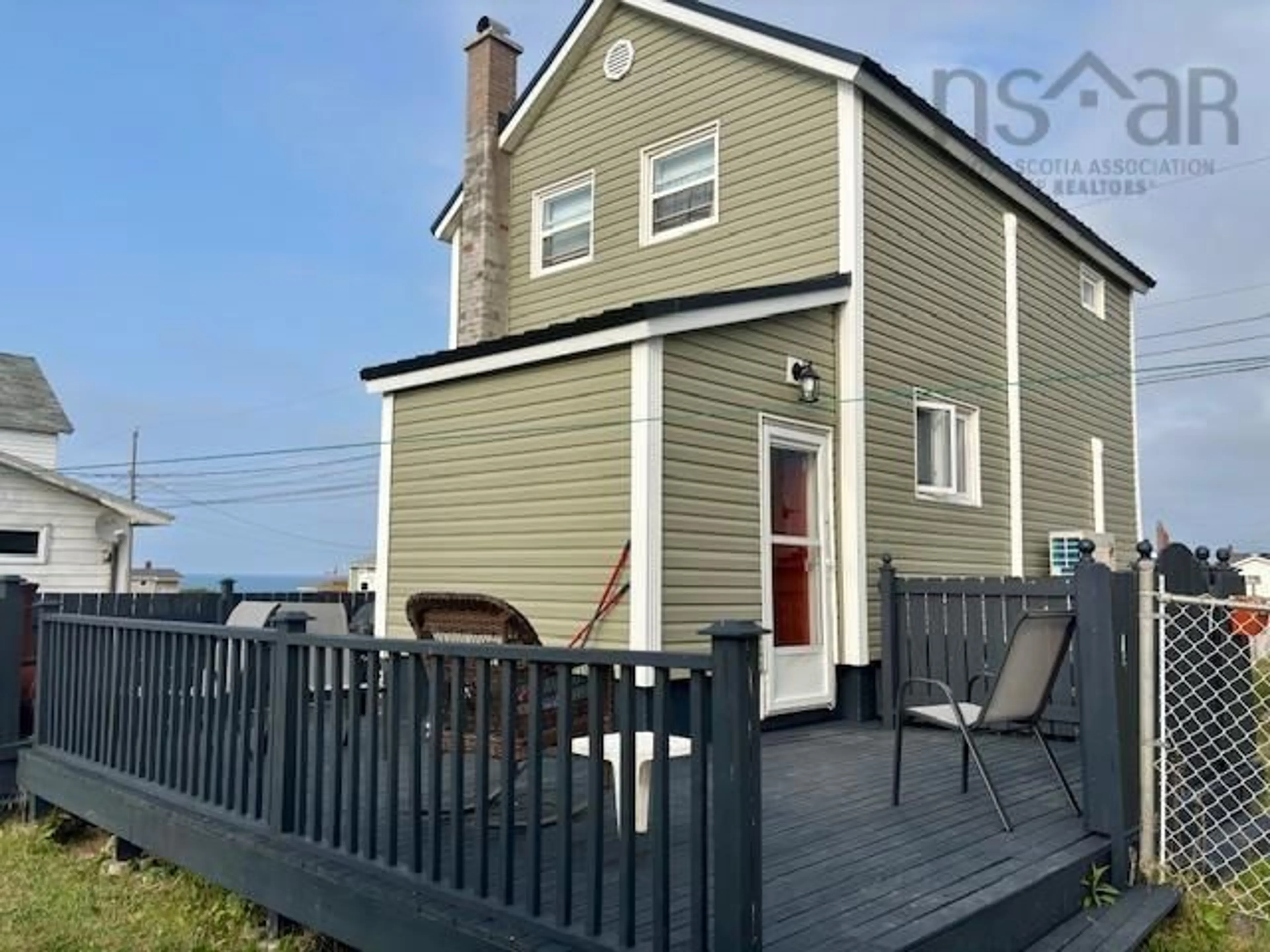 Home with vinyl exterior material, street for 211 Ling St, New Waterford Nova Scotia B1H 2W3