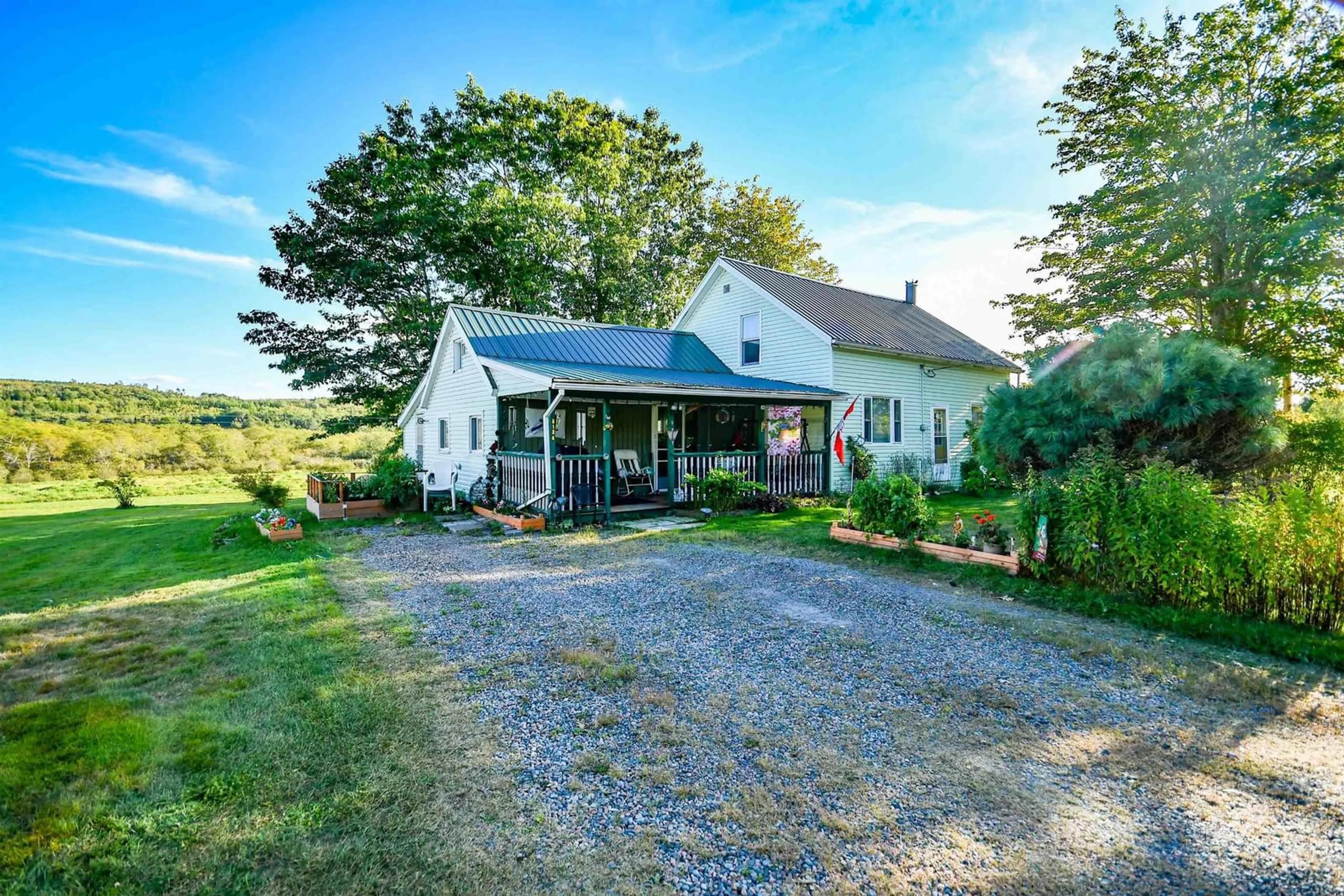 A pic from outside/outdoor area/front of a property/back of a property/a pic from drone, unknown for 5134 Stewiacke Rd, South Branch Nova Scotia B0N 2P0