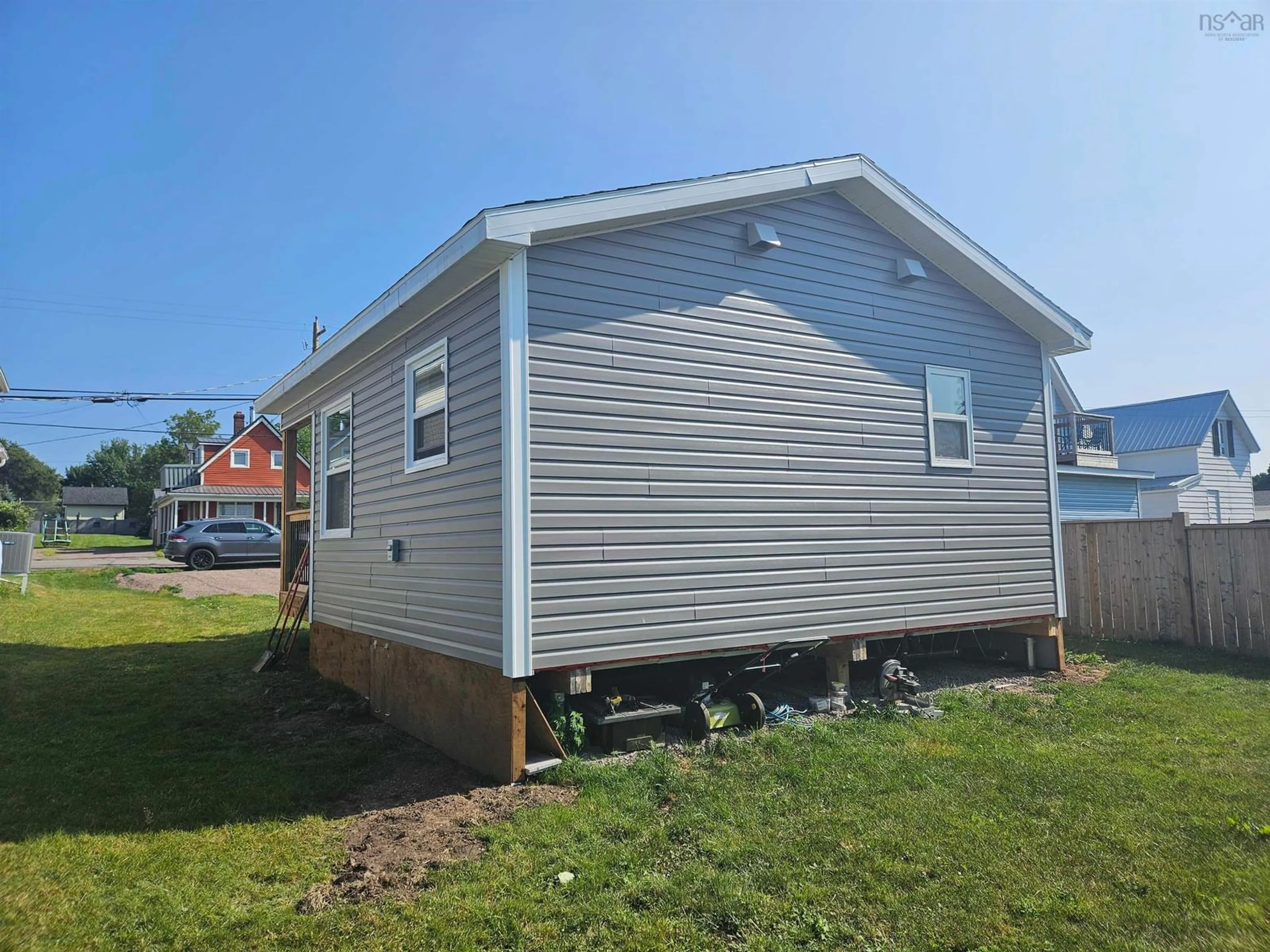 Home with vinyl exterior material, building for 3 Cornwall St, Amherst Nova Scotia B4H 1H3