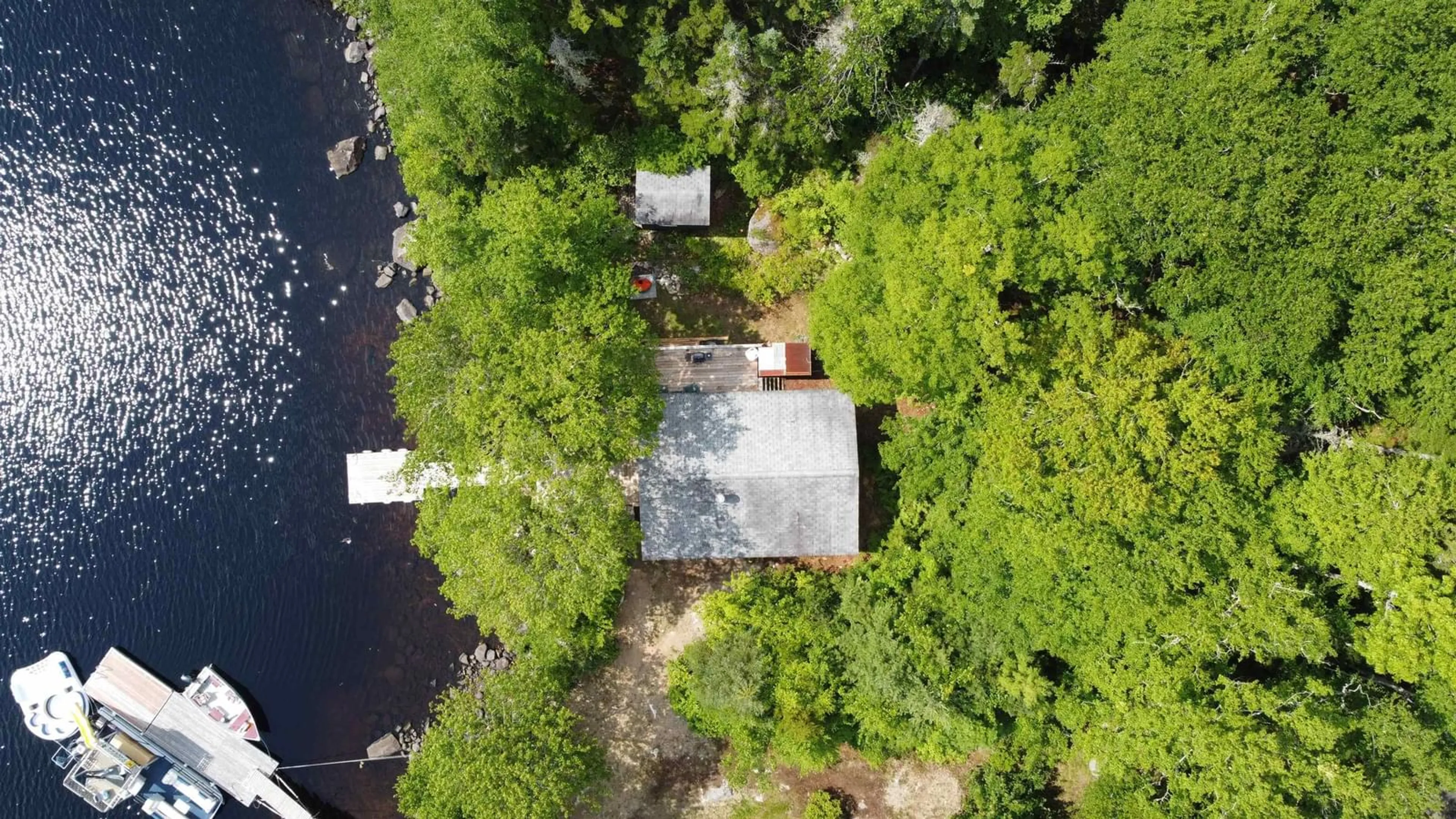 A pic from outside/outdoor area/front of a property/back of a property/a pic from drone, water/lake/river/ocean view for Lot 18 Northwest Cove, Upper Lakeville Nova Scotia B0J 1Y0