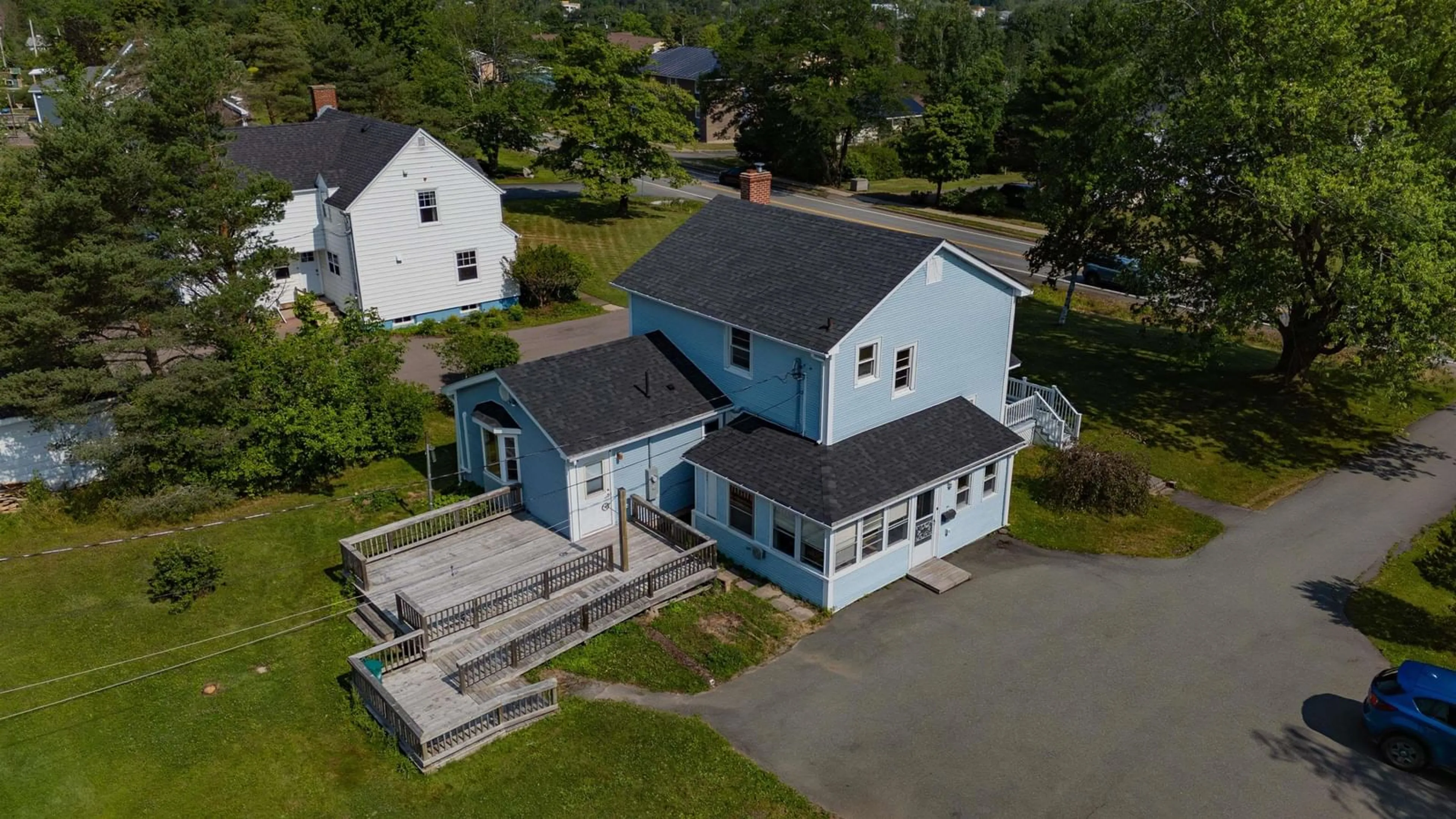 A pic from outside/outdoor area/front of a property/back of a property/a pic from drone, building for 3878 South River Road, Greenwold Nova Scotia B2G 2H8