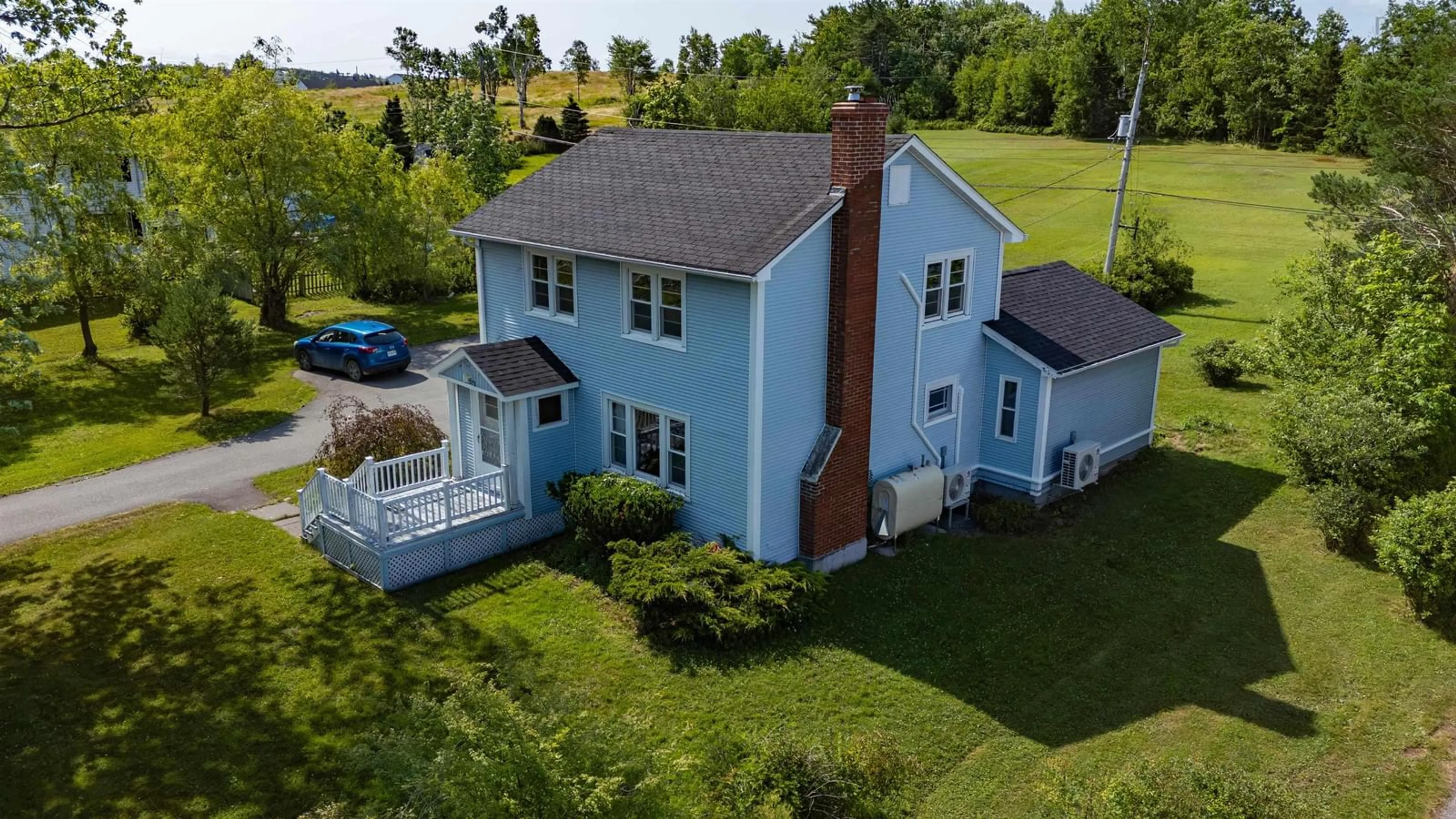 A pic from outside/outdoor area/front of a property/back of a property/a pic from drone, unknown for 3878 South River Road, Greenwold Nova Scotia B2G 2H8
