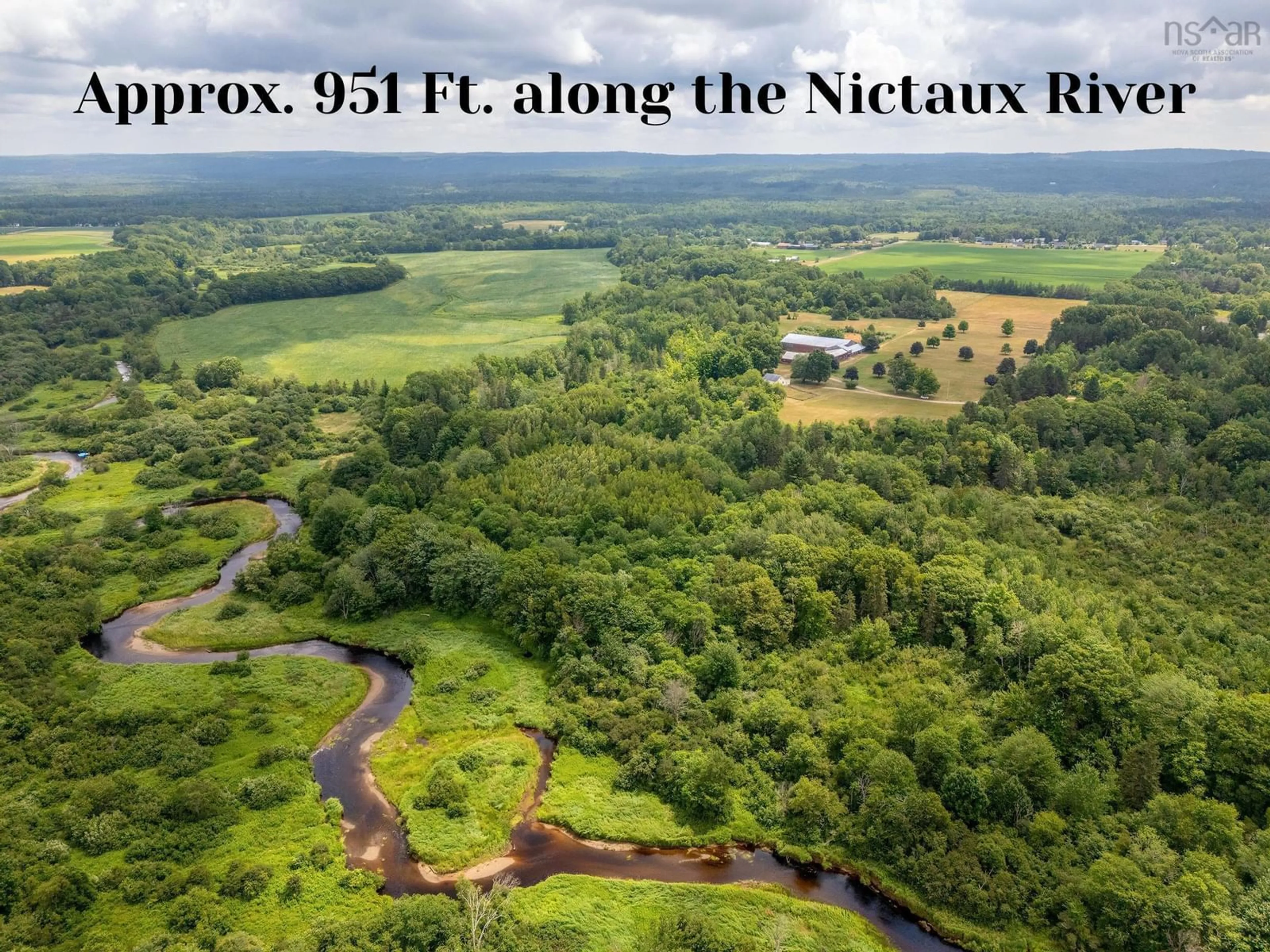A pic from outside/outdoor area/front of a property/back of a property/a pic from drone, water/lake/river/ocean view for 85 Greenhouse Rd, Nictaux Nova Scotia B0S 1P0