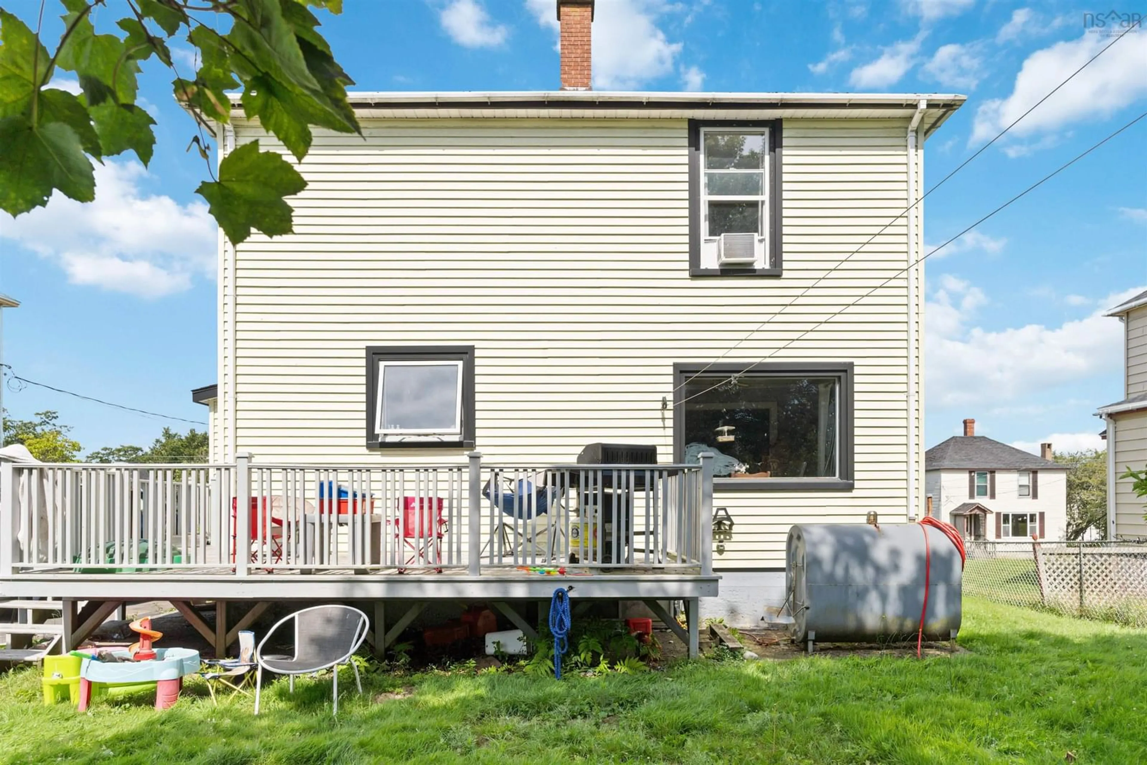 Home with vinyl exterior material, street for 5 Carol Ave, Yarmouth Nova Scotia B5A 2H6