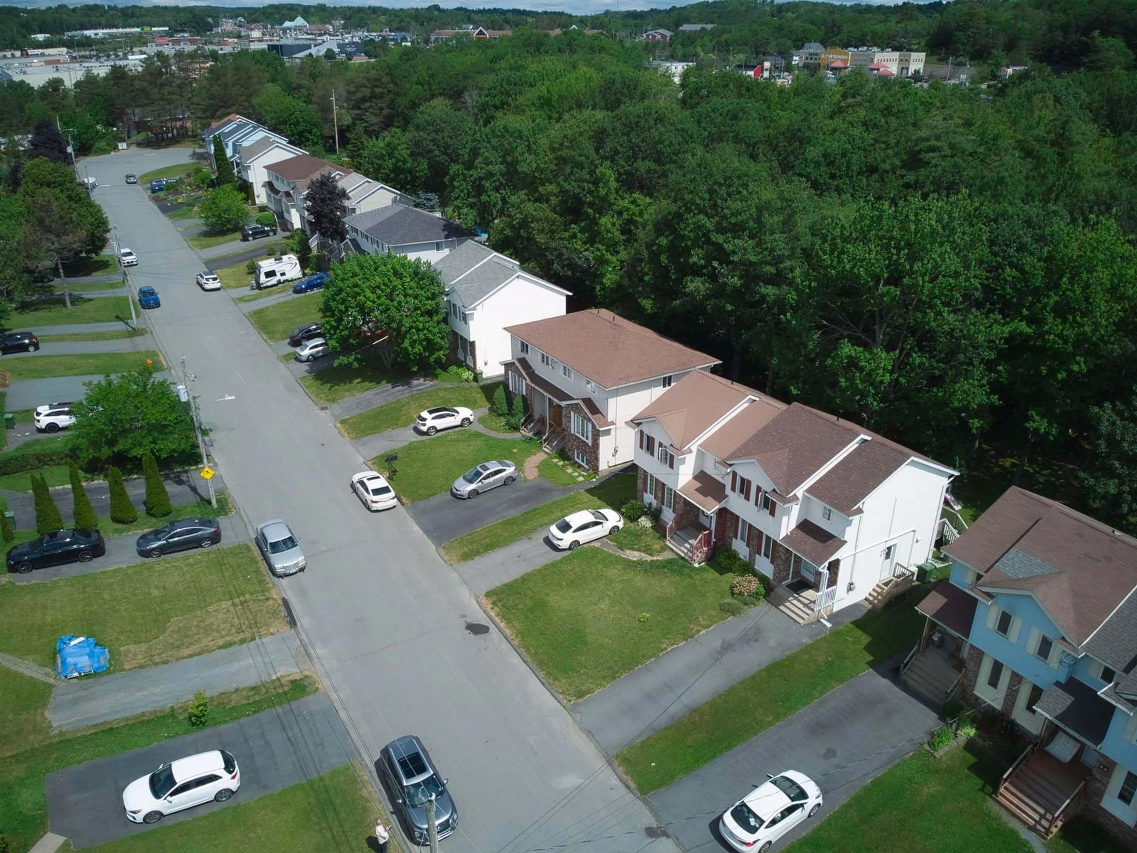 A pic from outside/outdoor area/front of a property/back of a property/a pic from drone, street for 73 Bruce Dr, Lower Sackville Nova Scotia B4C 3T8