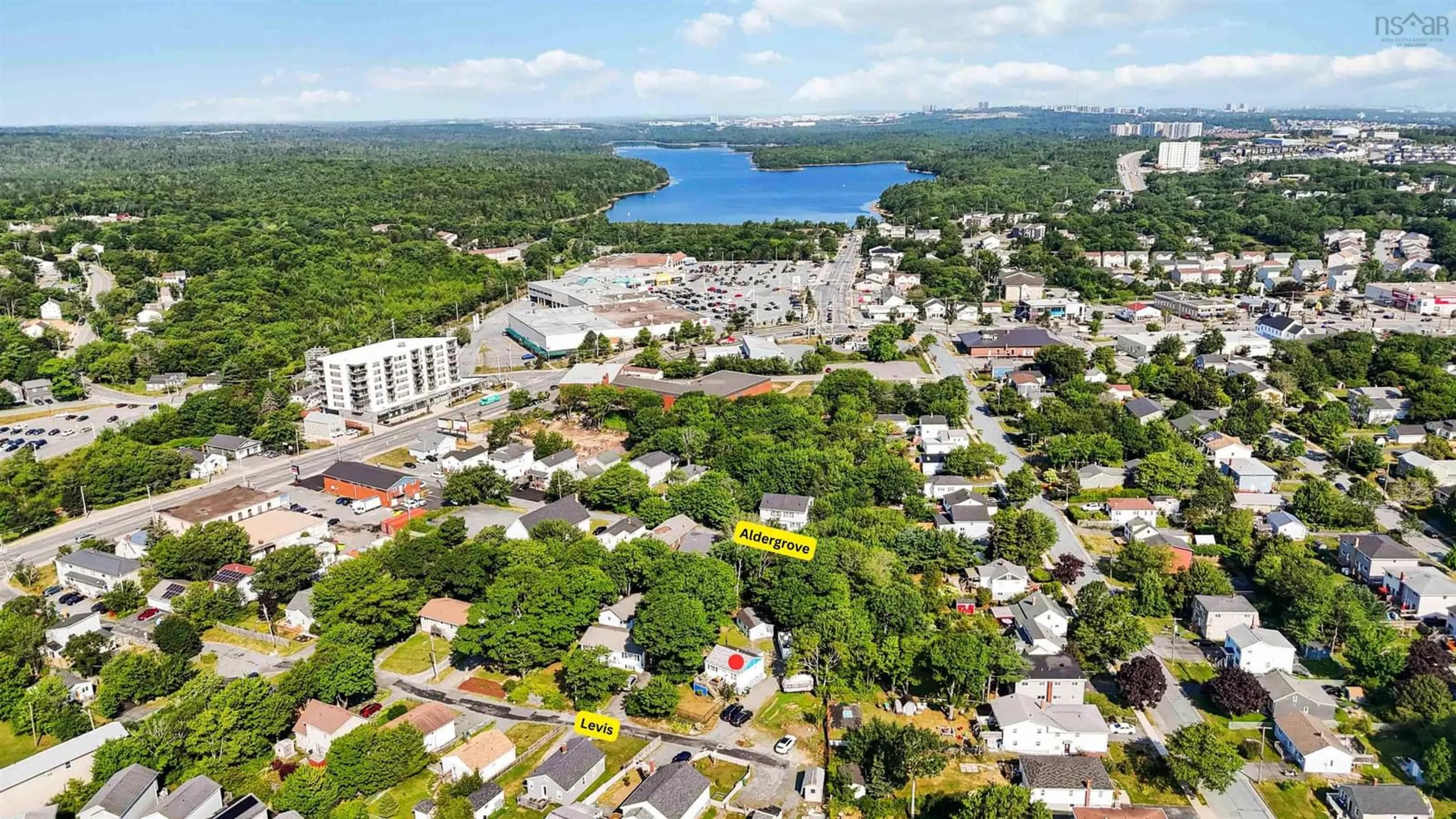 A pic from outside/outdoor area/front of a property/back of a property/a pic from drone, water/lake/river/ocean view for 24 Levis St, Halifax Nova Scotia B3R 1L9