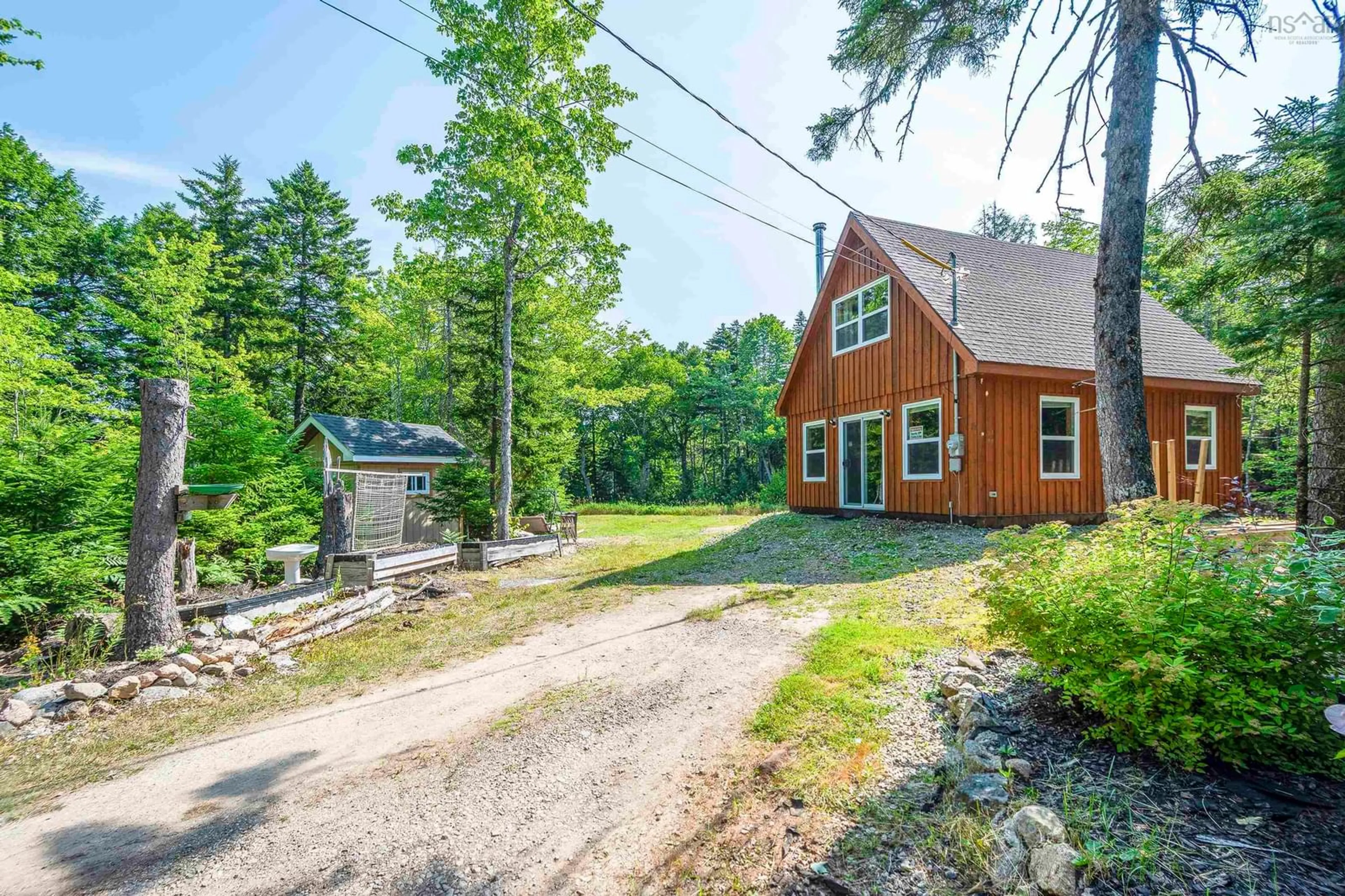 A pic from outside/outdoor area/front of a property/back of a property/a pic from drone, unknown for 101 Forest Heights Rd, Vaughan Nova Scotia B0N 2T0