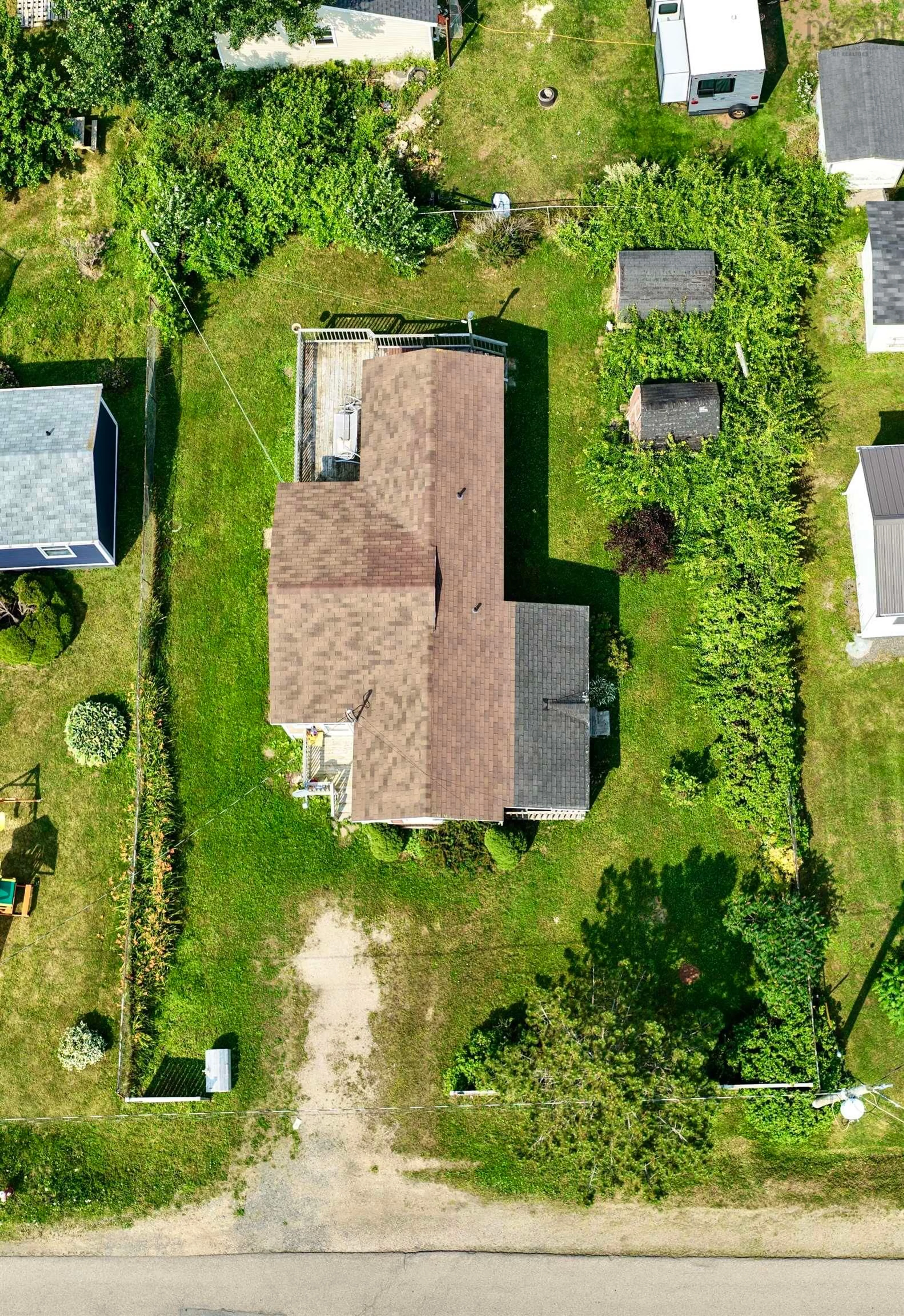 A pic from outside/outdoor area/front of a property/back of a property/a pic from drone, unknown for 35 Allan J Memorial Ave, Inverness Nova Scotia B0E 1N0
