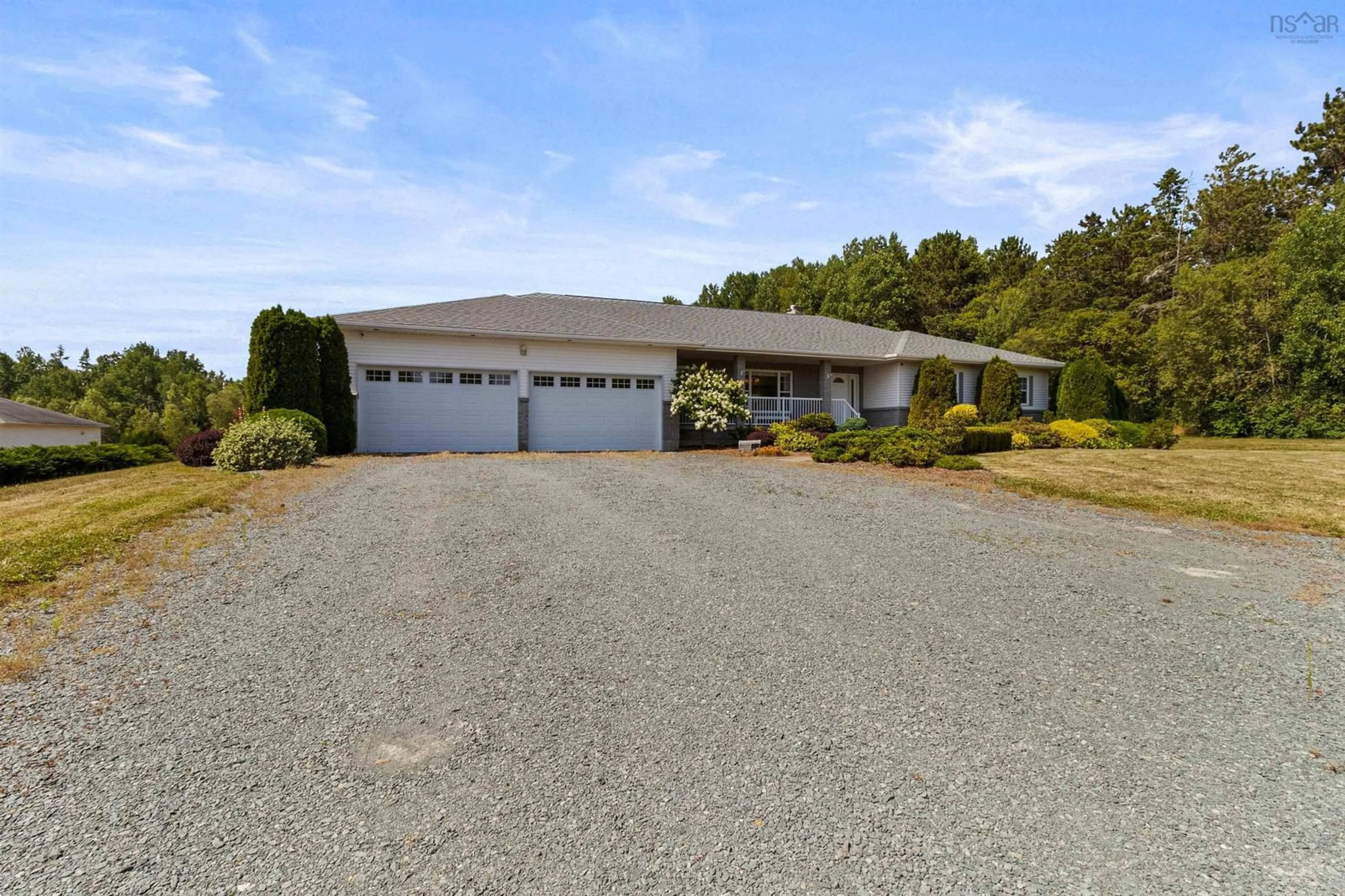 A pic from outside/outdoor area/front of a property/back of a property/a pic from drone, water/lake/river/ocean view for 25 Chase Rd, Berwick West Nova Scotia B0P 1E0