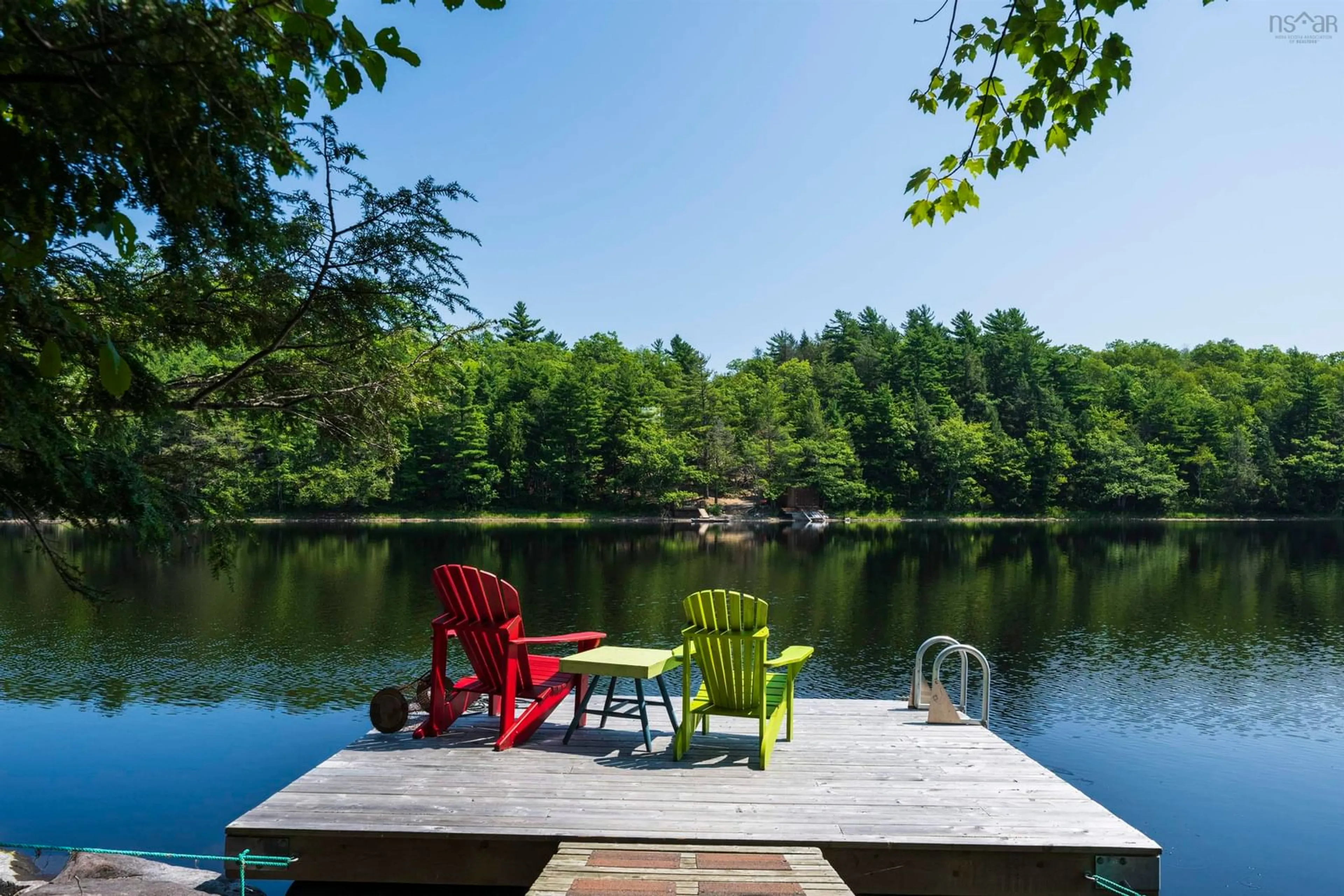 Patio, water/lake/river/ocean view for 569 Peters Point Rd, South Brookfield Nova Scotia B0T 1X0