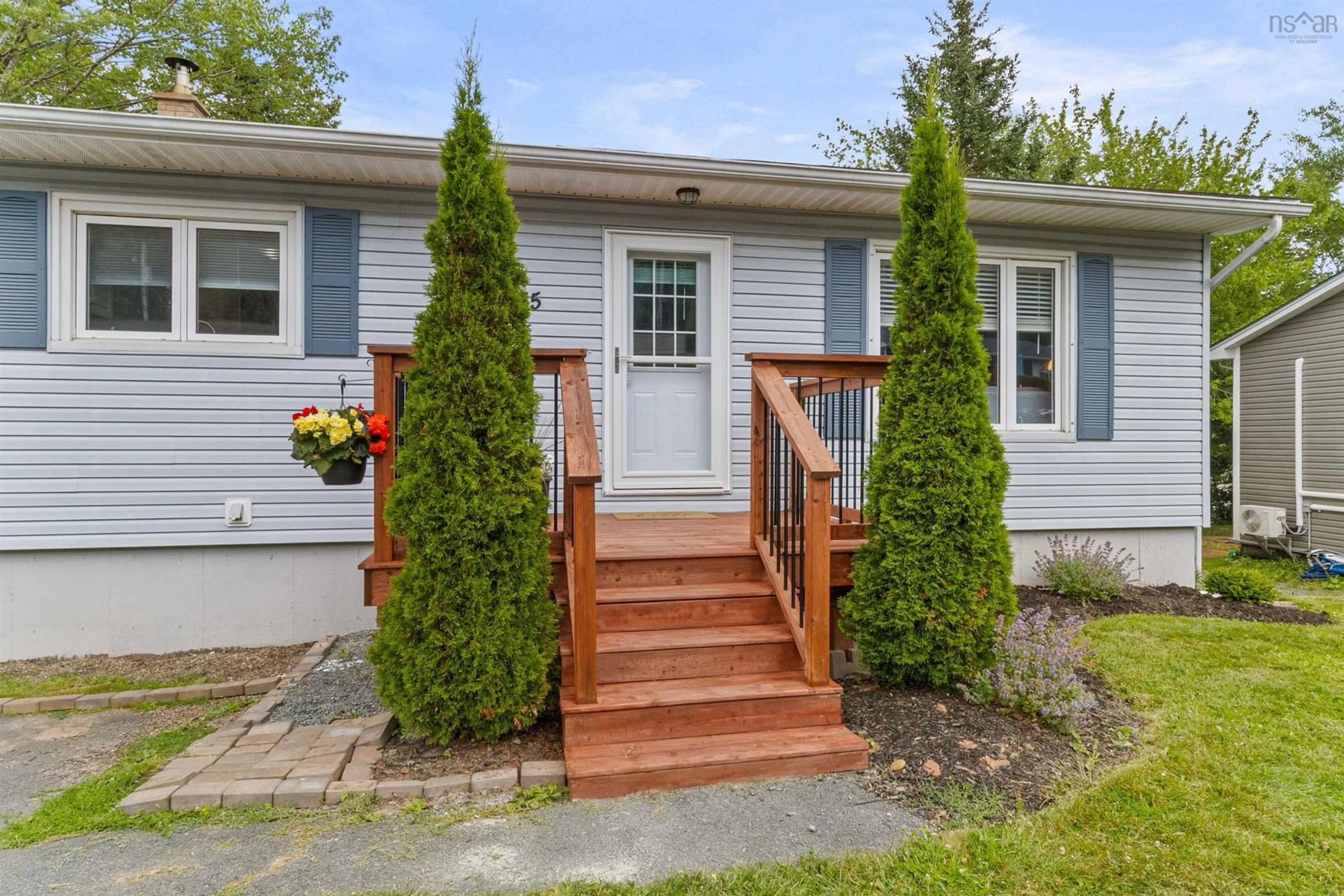 Home with vinyl exterior material, street for 155 Aspen Cres, Lower Sackville Nova Scotia B4C 1C9