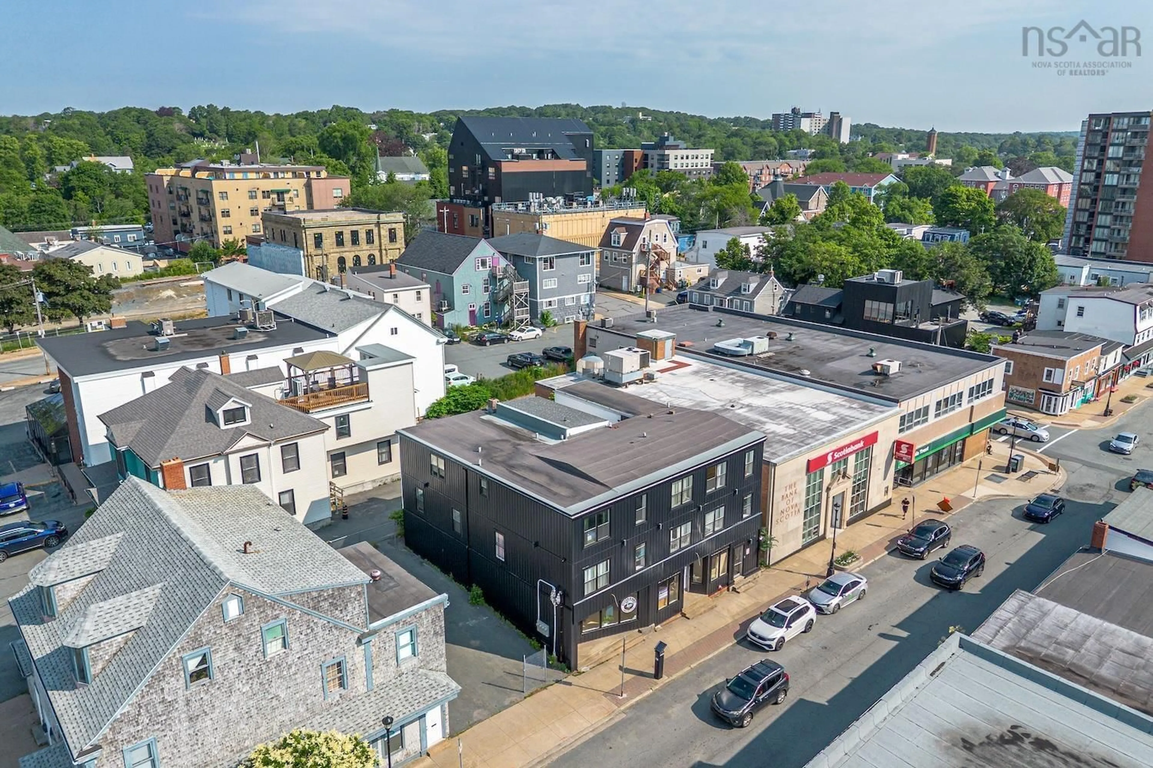 A pic from outside/outdoor area/front of a property/back of a property/a pic from drone, unknown for 85-87 Portland St, Dartmouth Nova Scotia B2Y 1H5