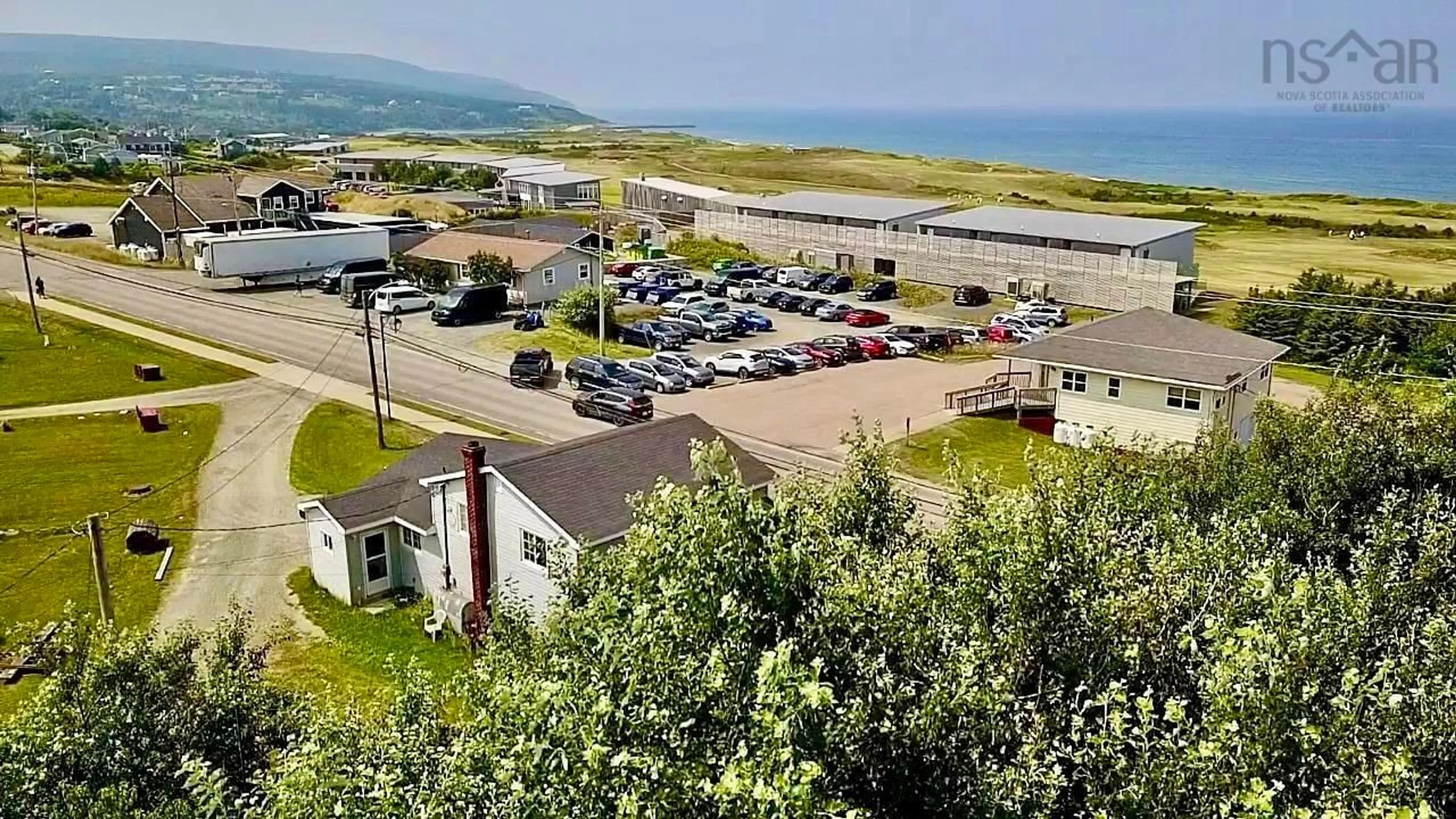 A pic from outside/outdoor area/front of a property/back of a property/a pic from drone, mountain view for 15996 Central Ave, Inverness Nova Scotia B0E 1N0