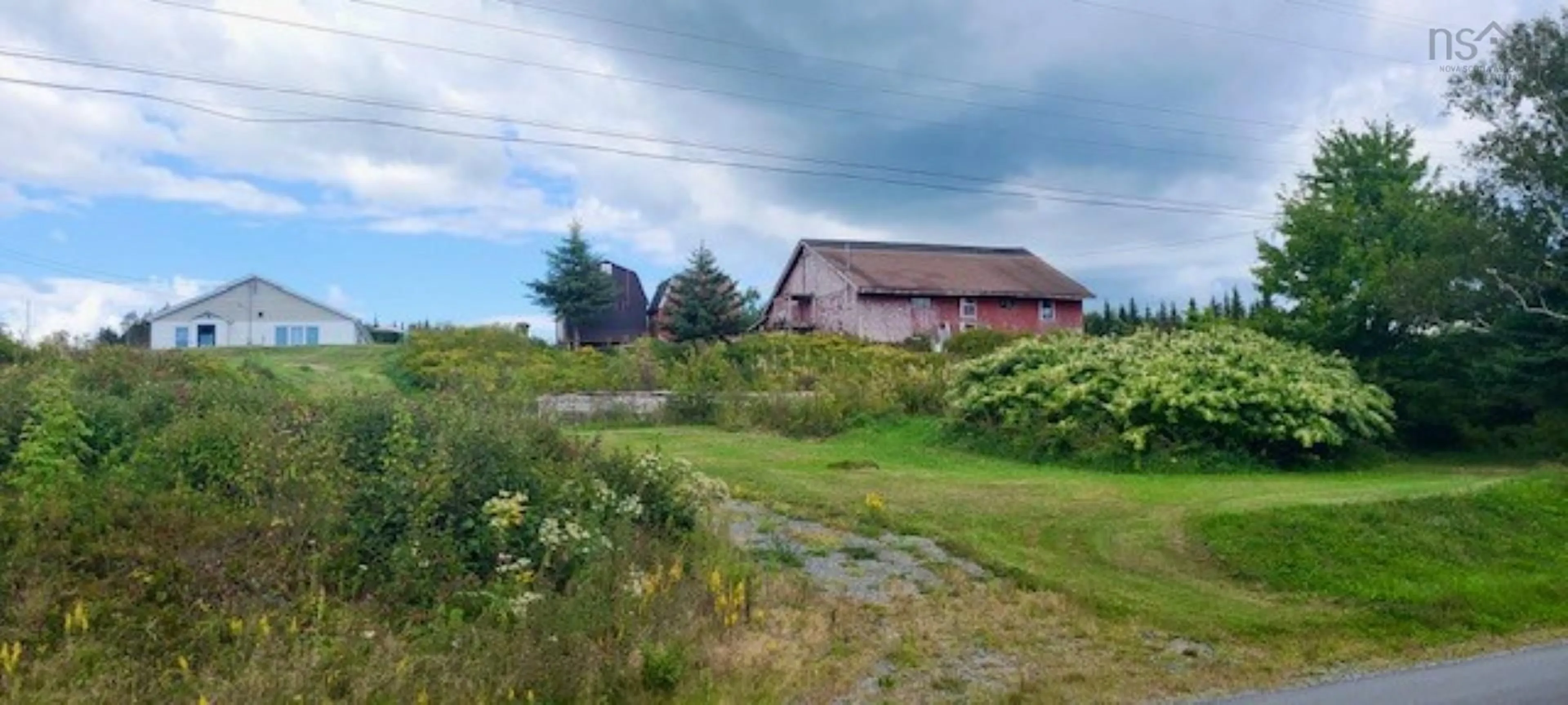 A pic from outside/outdoor area/front of a property/back of a property/a pic from drone, unknown for 87 Pool Rd, Sheet Harbour Nova Scotia B0J 3B0