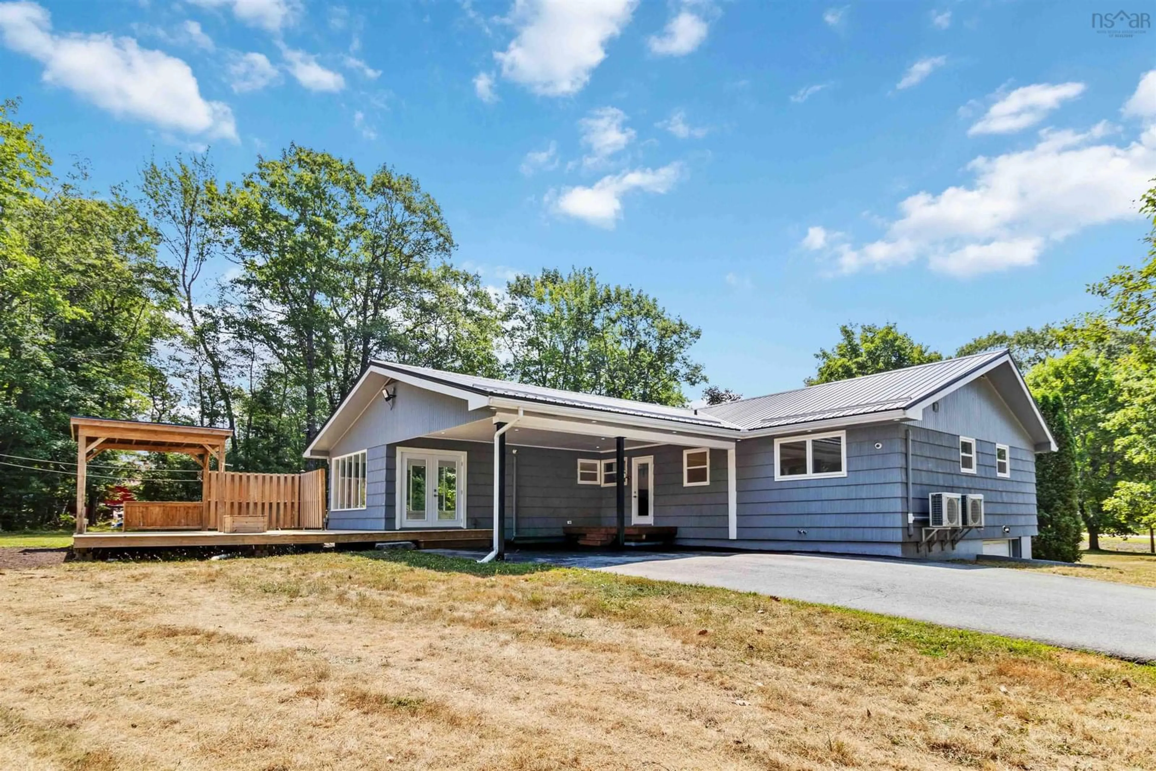 Home with vinyl exterior material, street for 12 Judy Ave, Wentzells Lake Nova Scotia B0R 1E0