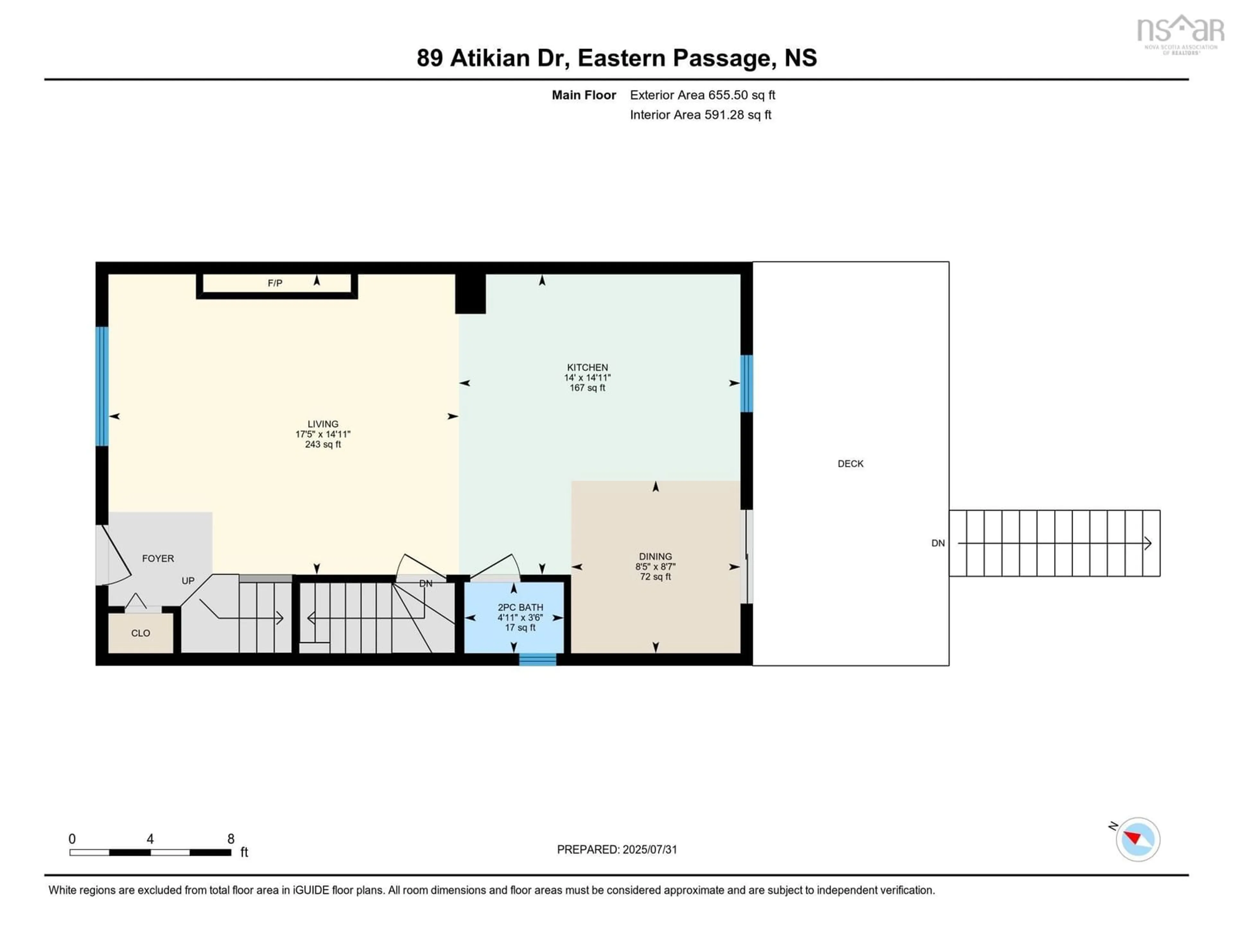 Floor plan for 89 Atikian Dr, Eastern Passage Nova Scotia B3G 0A9