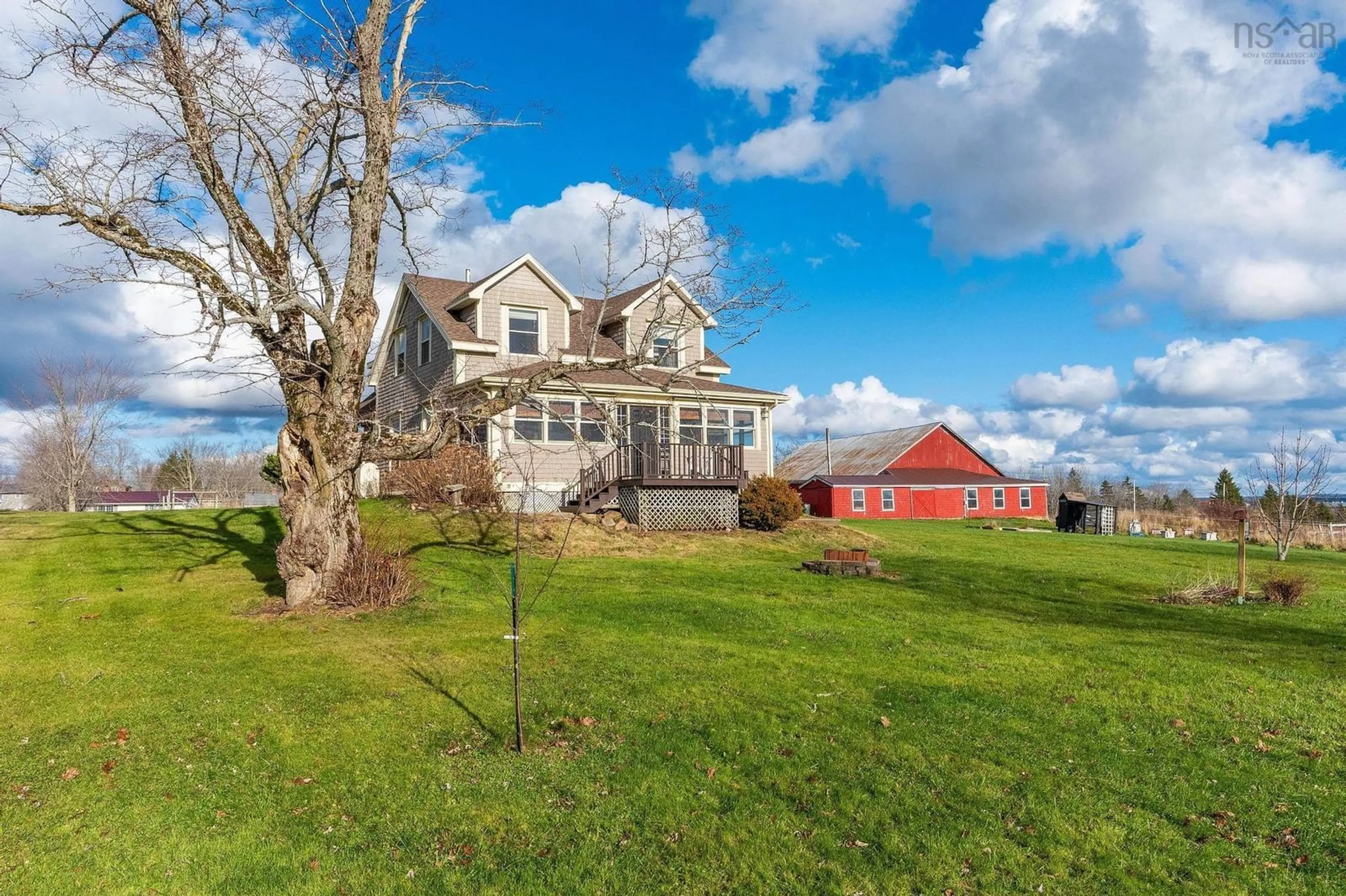 A pic from outside/outdoor area/front of a property/back of a property/a pic from drone, water/lake/river/ocean view for 12 Hunter Rd, Milford Nova Scotia B0N 1Y0