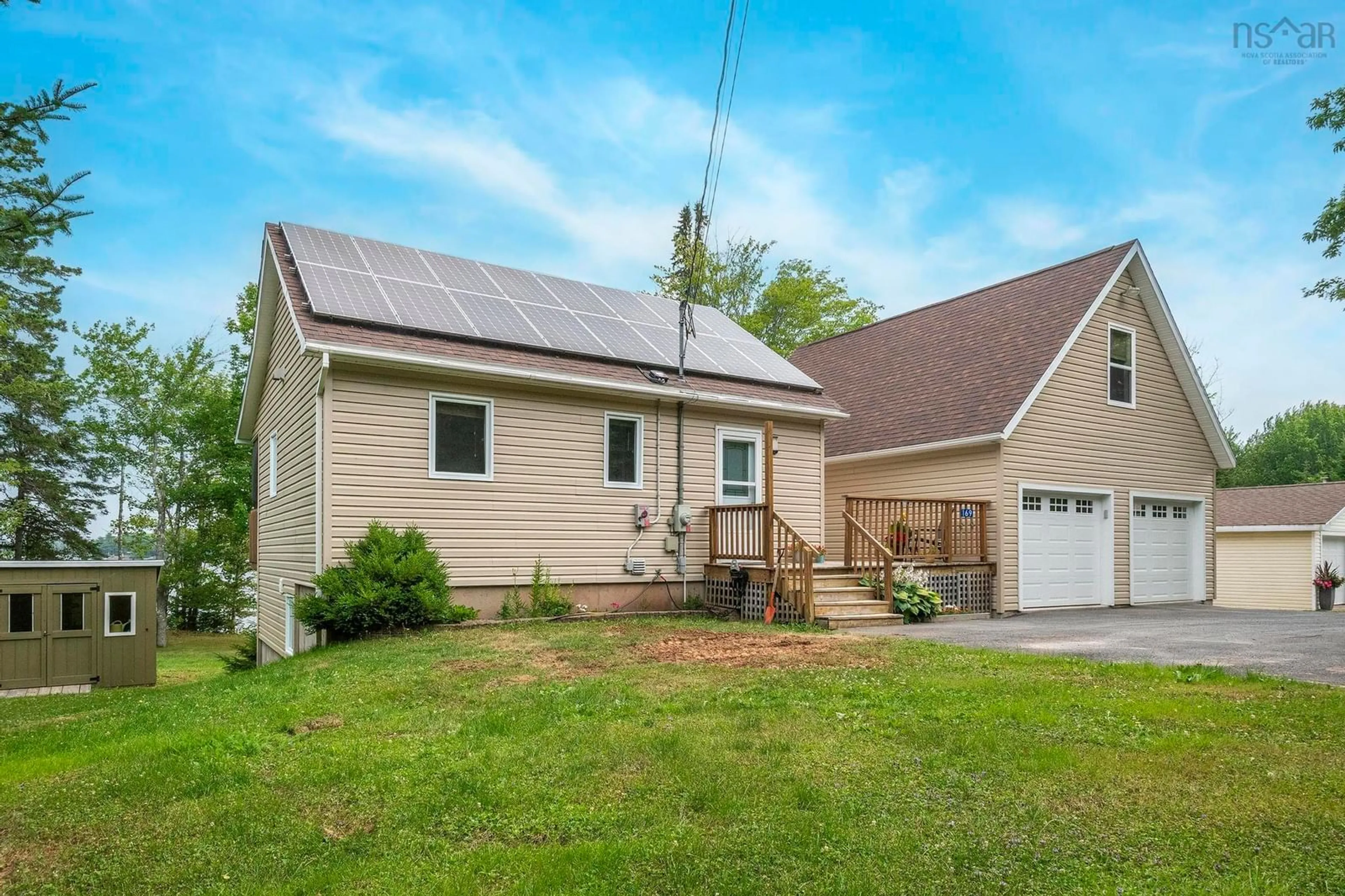 Home with vinyl exterior material, street for 169 Murphy Lake Dr, Murphy Lake Nova Scotia B4N 3V8