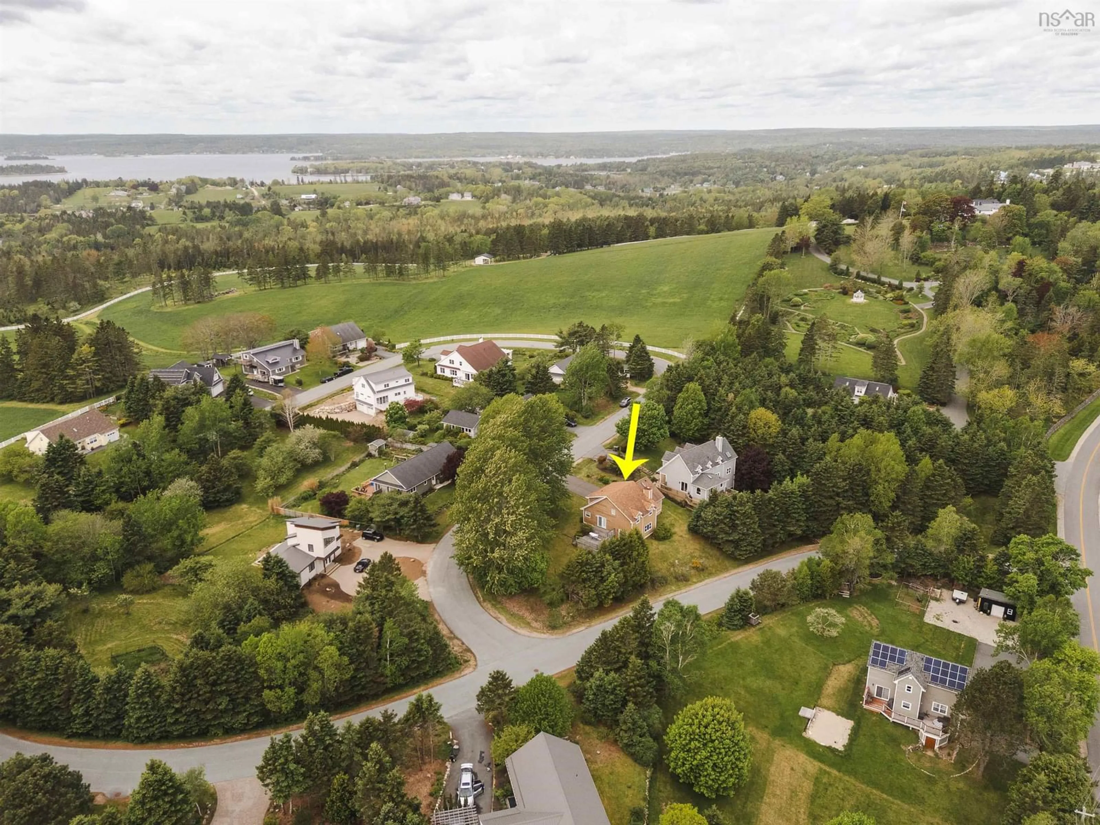 A pic from outside/outdoor area/front of a property/back of a property/a pic from drone, water/lake/river/ocean view for 6 Westwind Dr, Chester Nova Scotia B0J 1J0