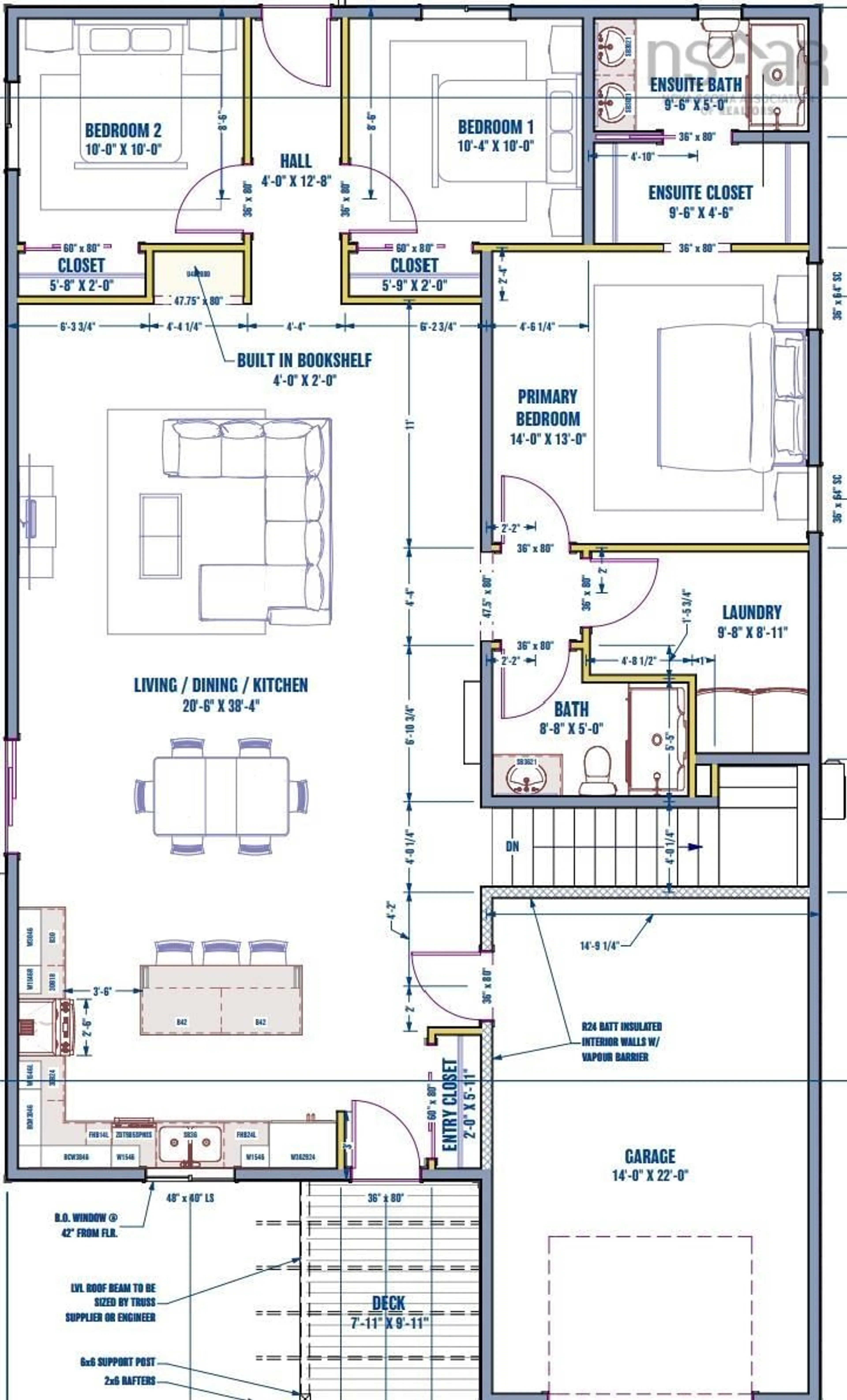 Floor plan for 21 Sylvia Ave, Milford Nova Scotia B0N 1Y0