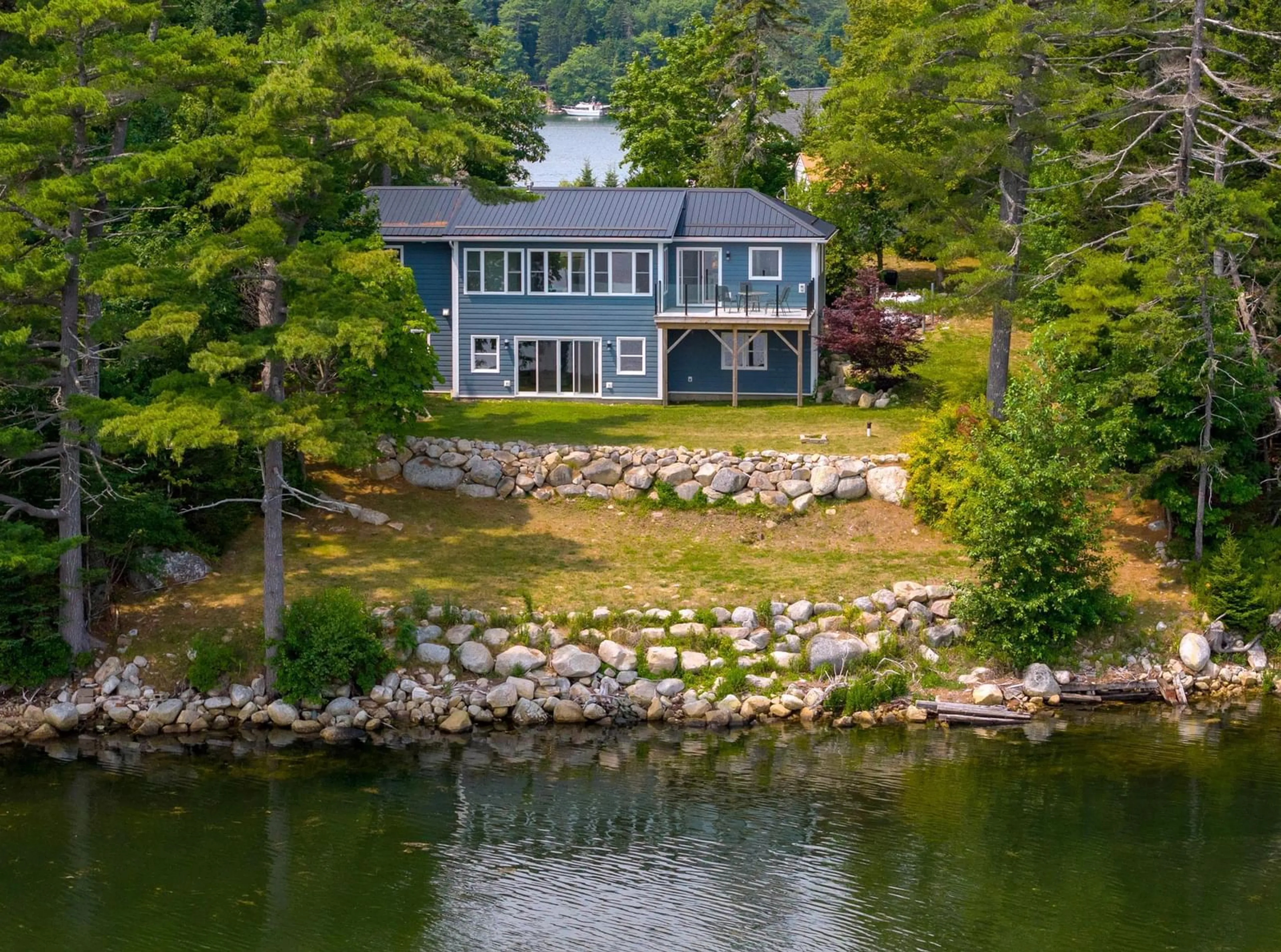 A pic from outside/outdoor area/front of a property/back of a property/a pic from drone, water/lake/river/ocean view for 431 Cormorant Lane, Tantallon Nova Scotia B3Z 2L5