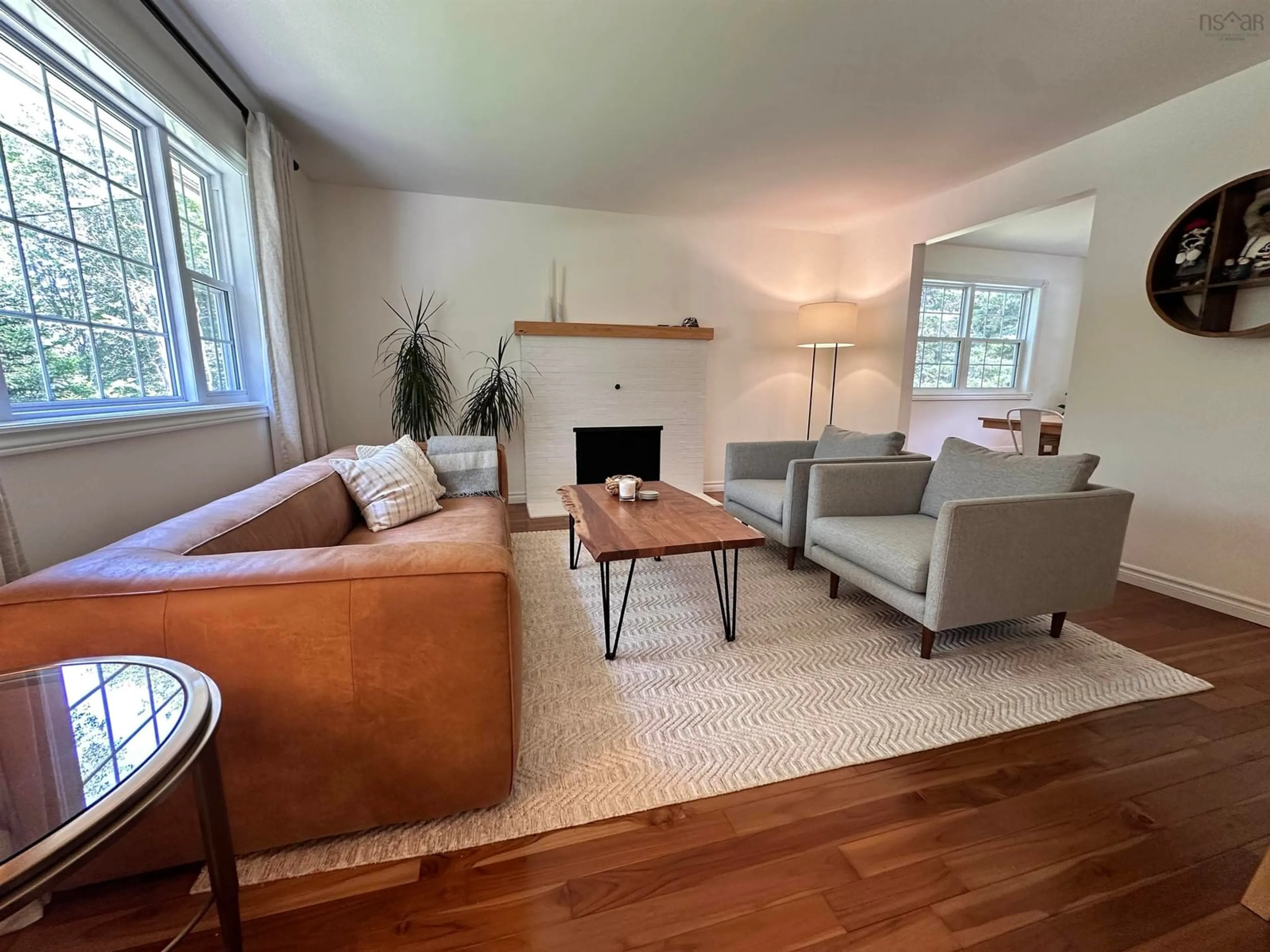 Living room with furniture, unknown for 86 Wharf Rock Rd, Mersey Point Nova Scotia B0T 1K0