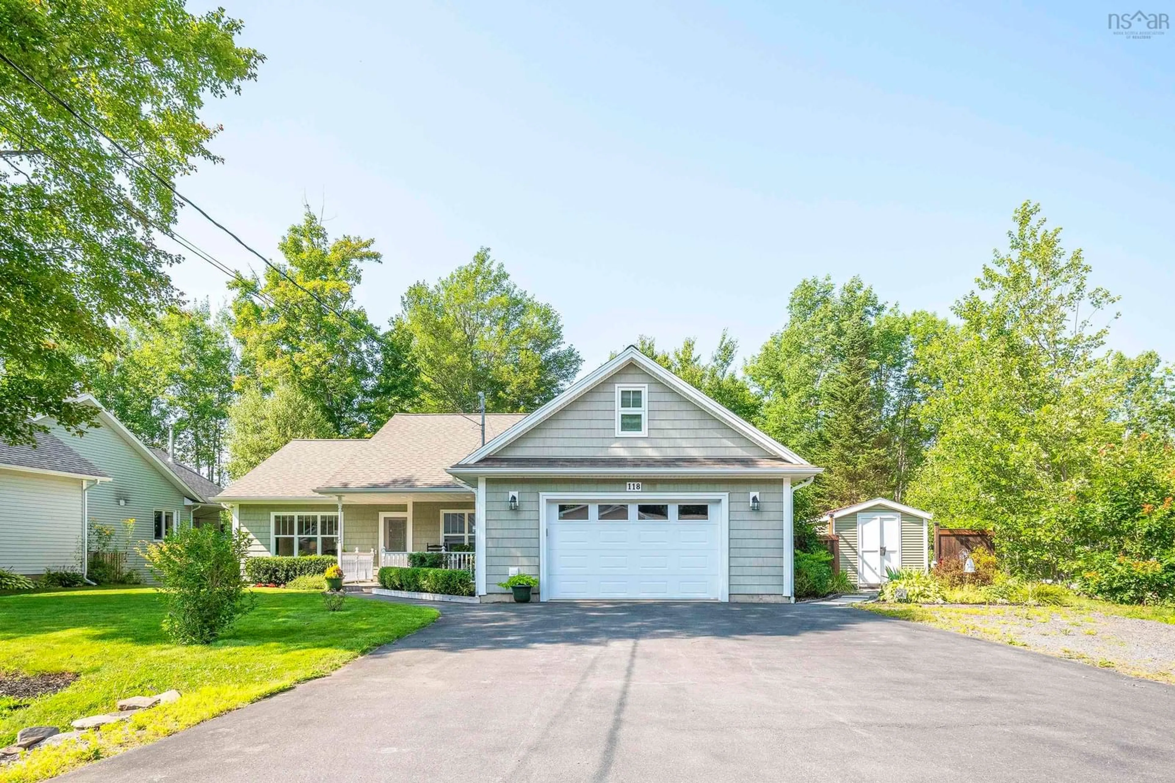 Home with vinyl exterior material, street for 118 Seneca St, Centreville Nova Scotia B0P 1J0