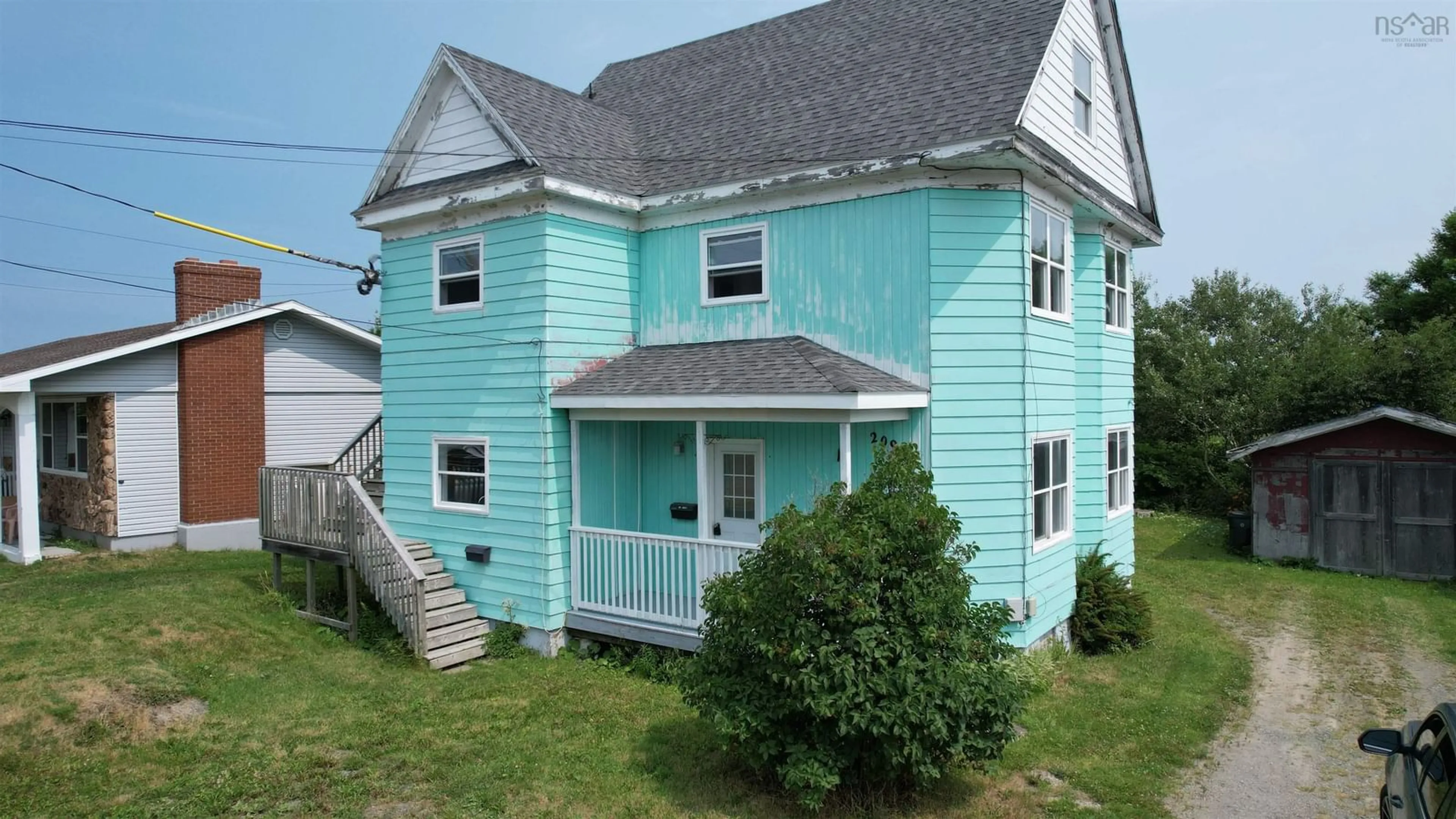 Home with vinyl exterior material, building for 209 South St, Glace Bay Nova Scotia B1A 1W1