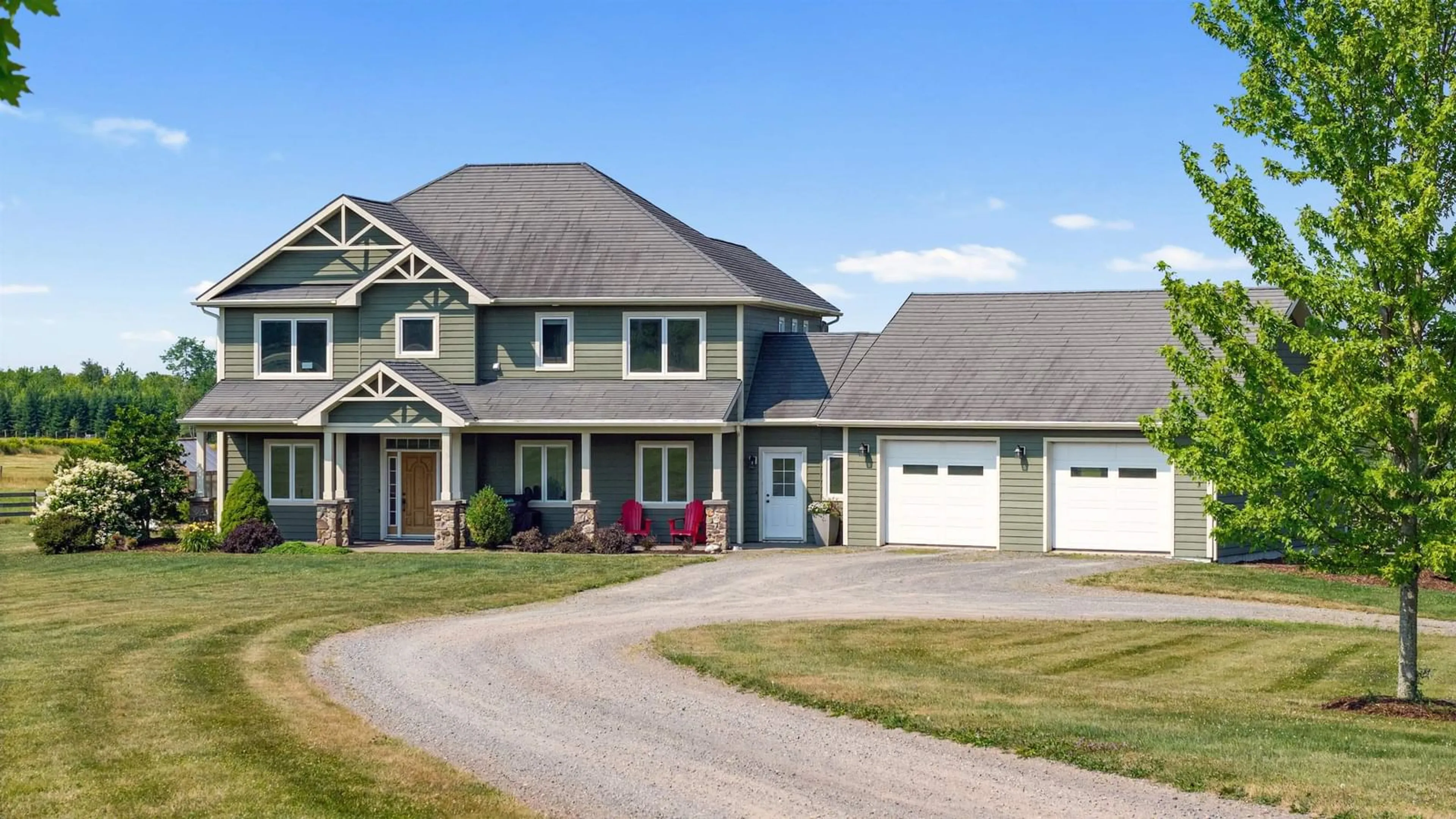 Home with vinyl exterior material, street for 581 Kennedy Rd, Hilden Nova Scotia B0N 1C0