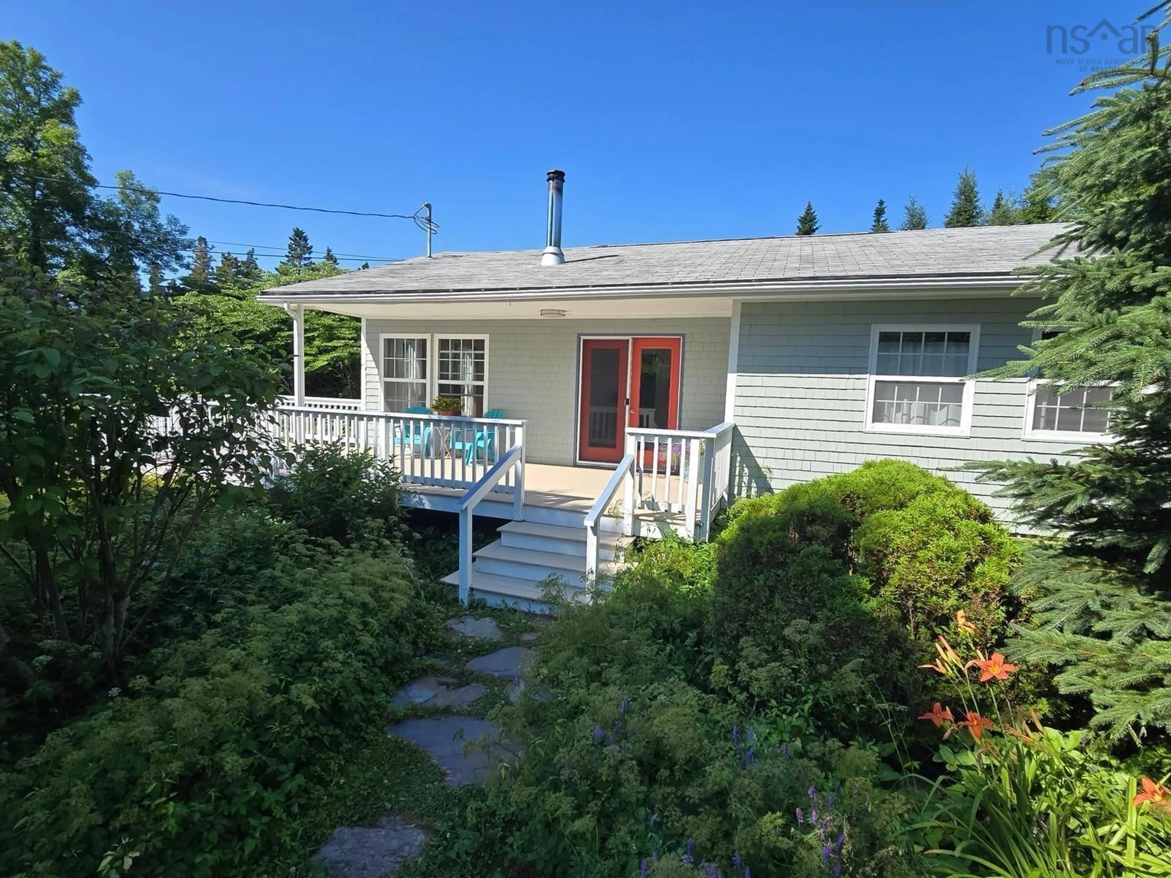 A pic from outside/outdoor area/front of a property/back of a property/a pic from drone, street for 79 Irwin Hubley Rd, Seabright Nova Scotia B3Z 2Z6