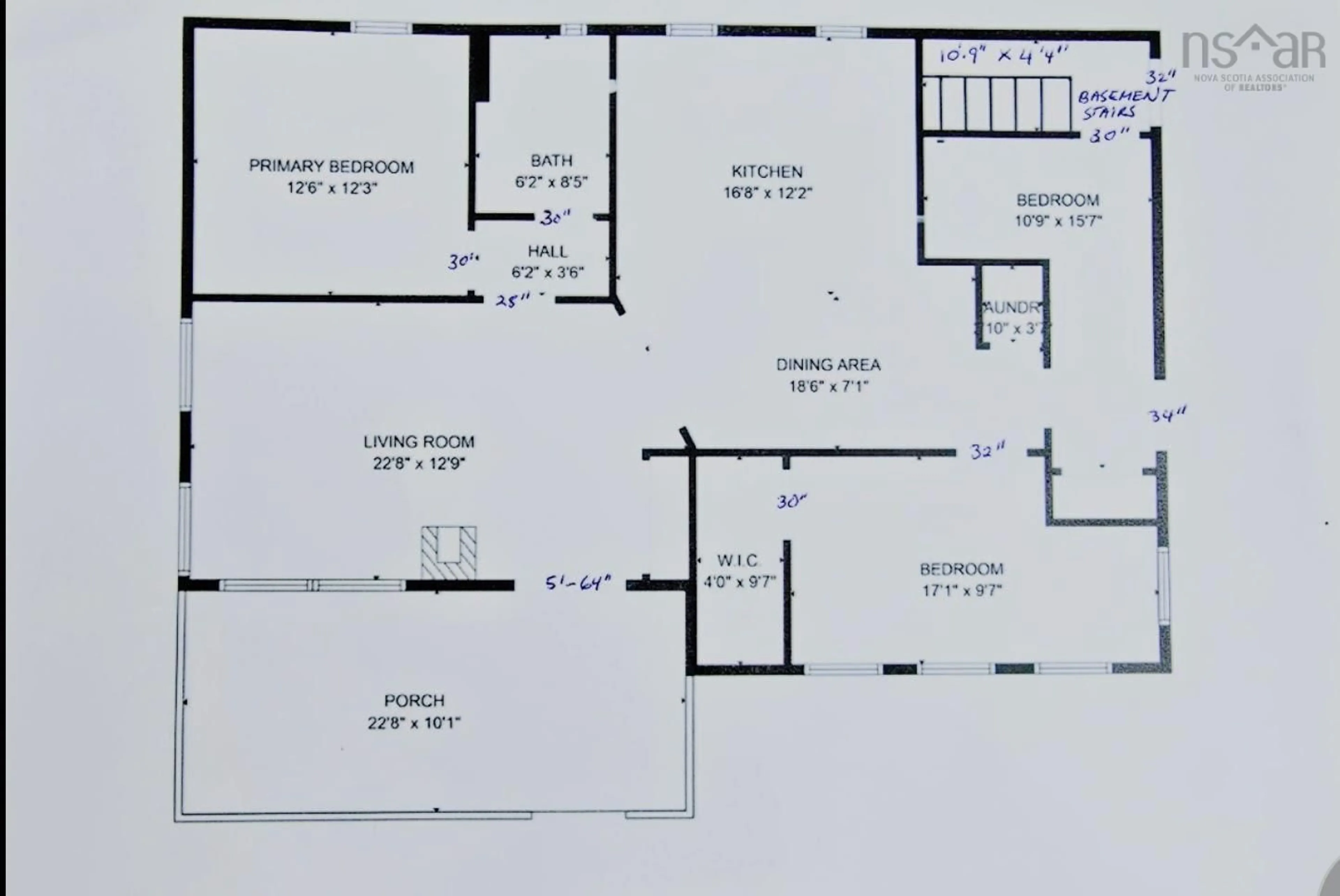 Floor plan for 79 Irwin Hubley Rd, Seabright Nova Scotia B3Z 2Z6