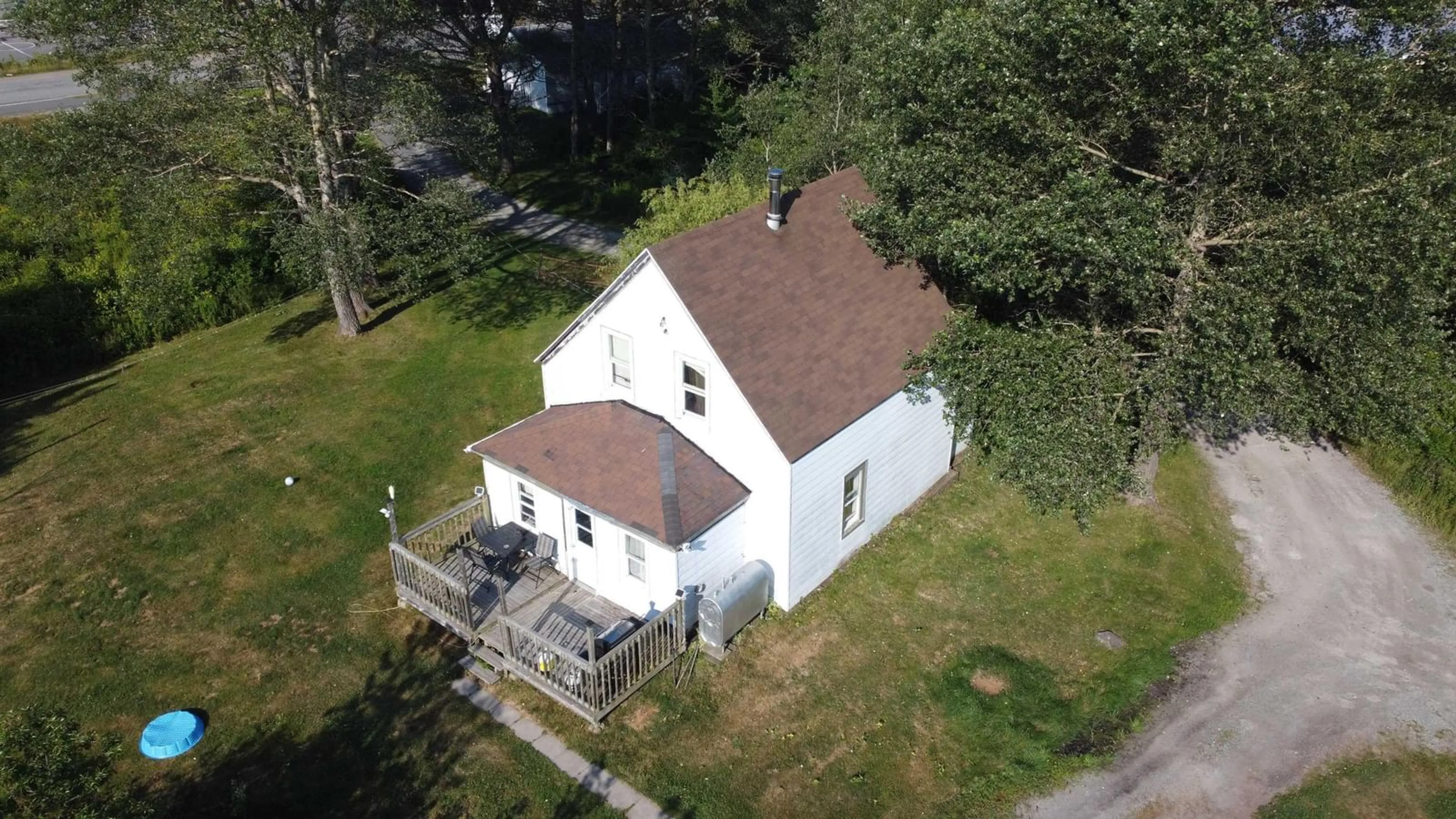 A pic from outside/outdoor area/front of a property/back of a property/a pic from drone, building for 6 Macquarrie Drive Exten, Port Hawkesbury Nova Scotia B9A 3S9