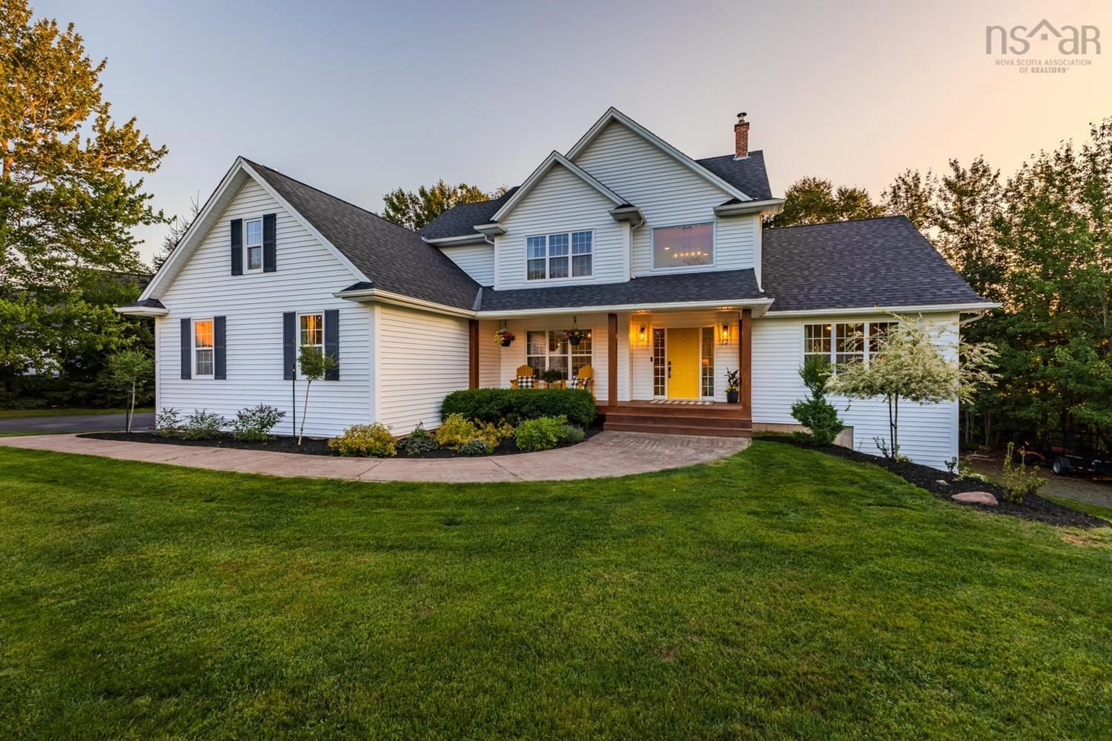 Home with vinyl exterior material, street for 12 Osprey Crt, Bible Hill Nova Scotia B2N 7B3