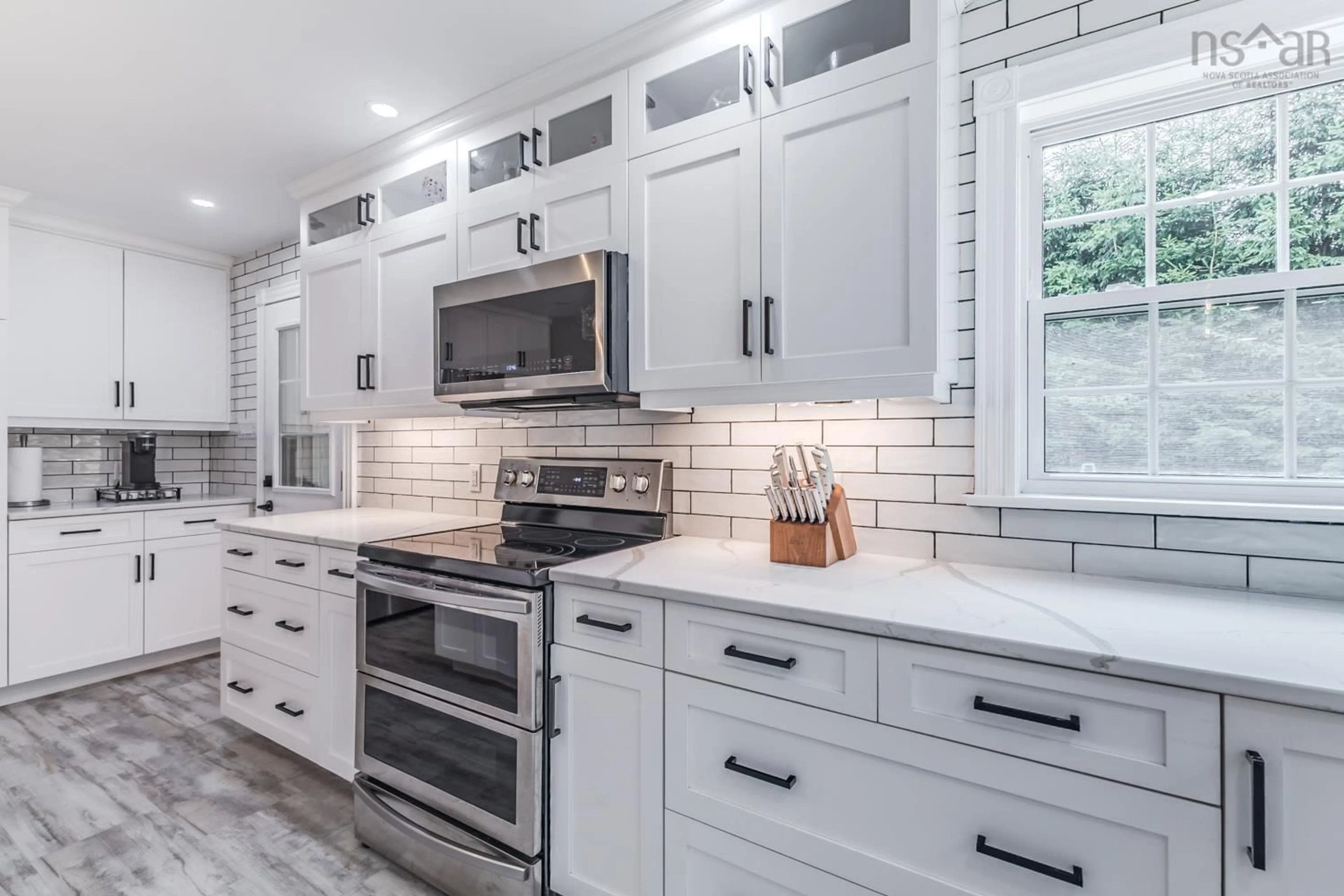 Contemporary kitchen, ceramic/tile floor for 12 Osprey Crt, Bible Hill Nova Scotia B2N 7B3