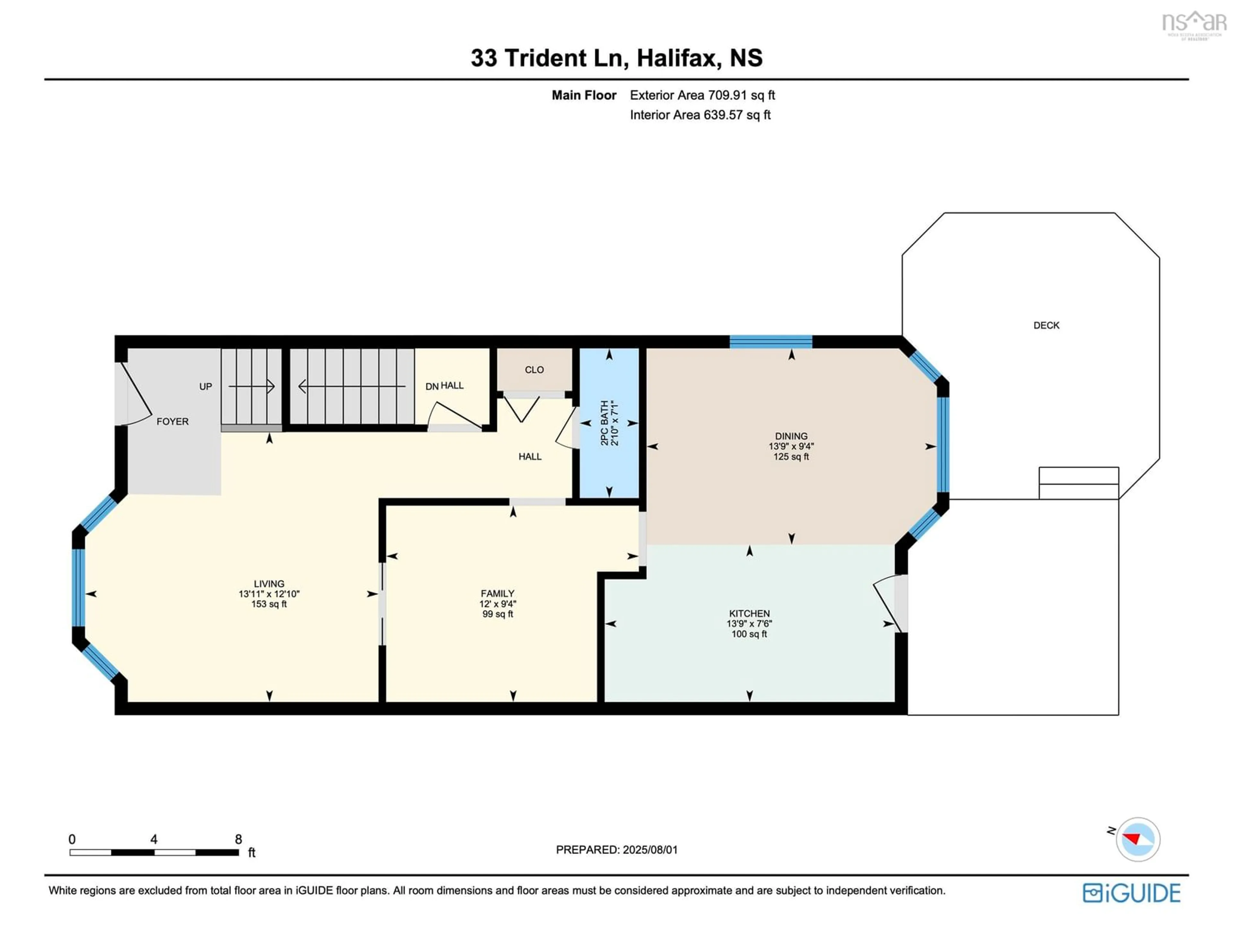 Floor plan for 33 Trident Lane, Halifax Nova Scotia B3M 0B7