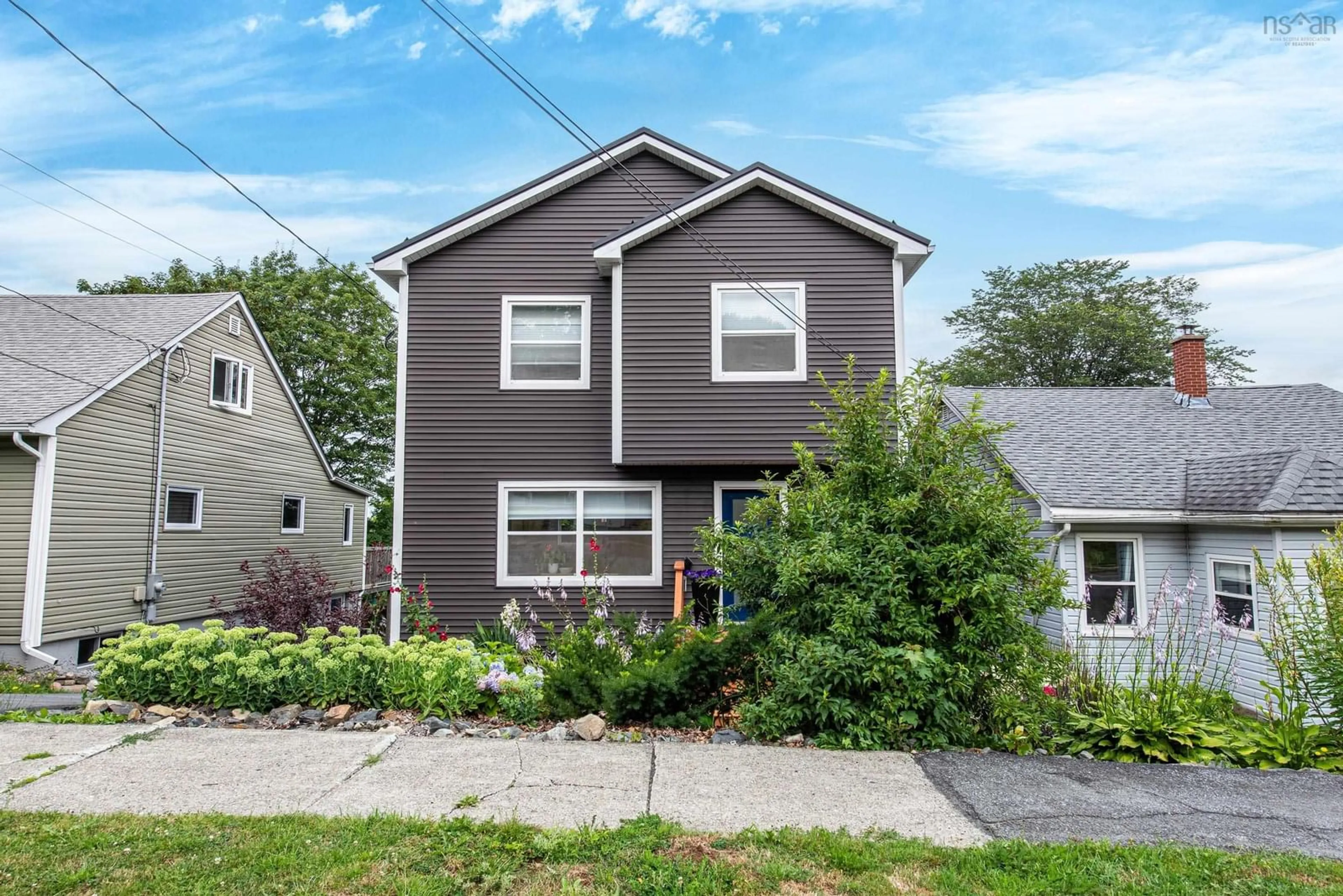 Home with vinyl exterior material, street for 3691 Lynch St, Halifax Nova Scotia B3K 3L3