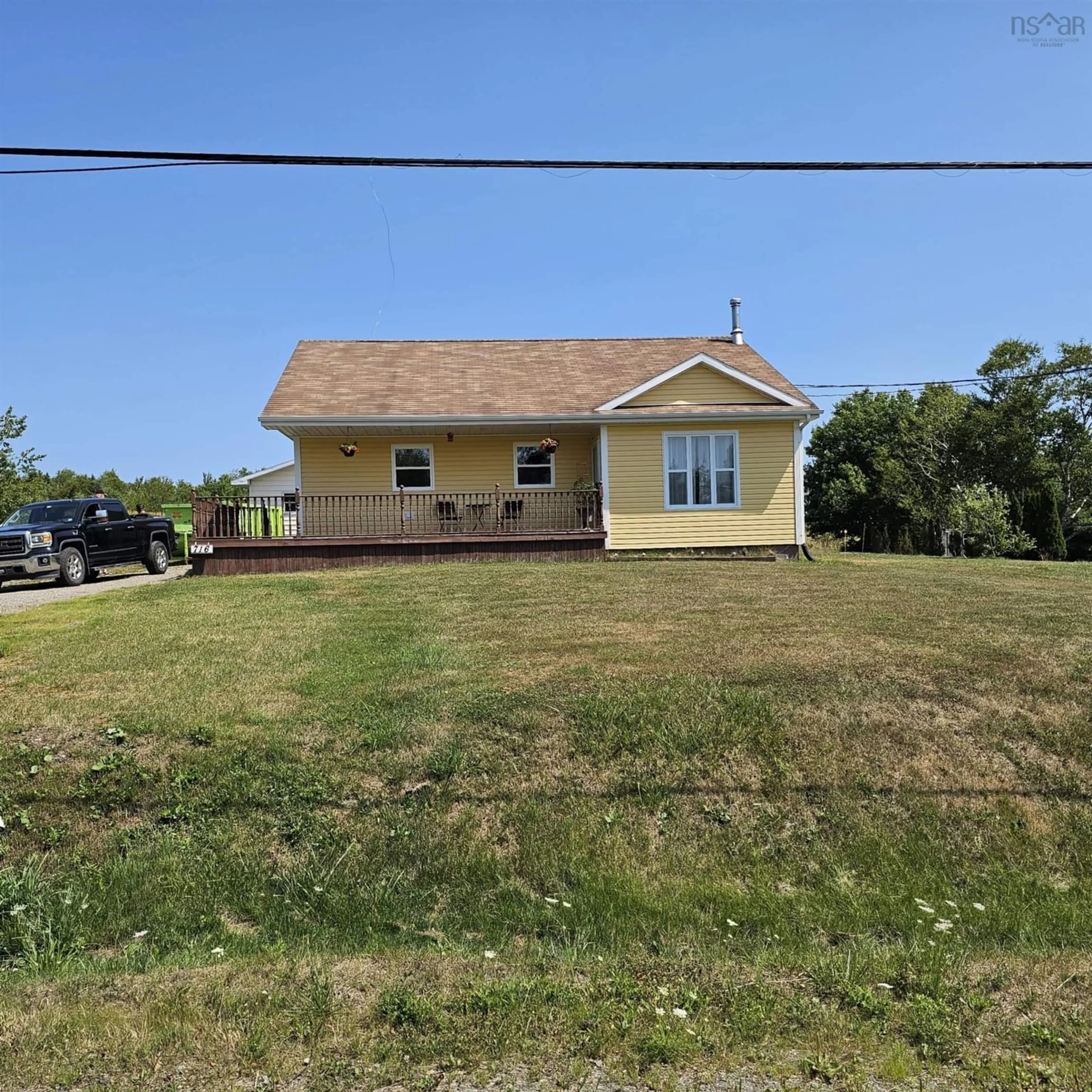 A pic from outside/outdoor area/front of a property/back of a property/a pic from drone, building for 716 Little Pond Rd, Florence Nova Scotia B1Y 1S7