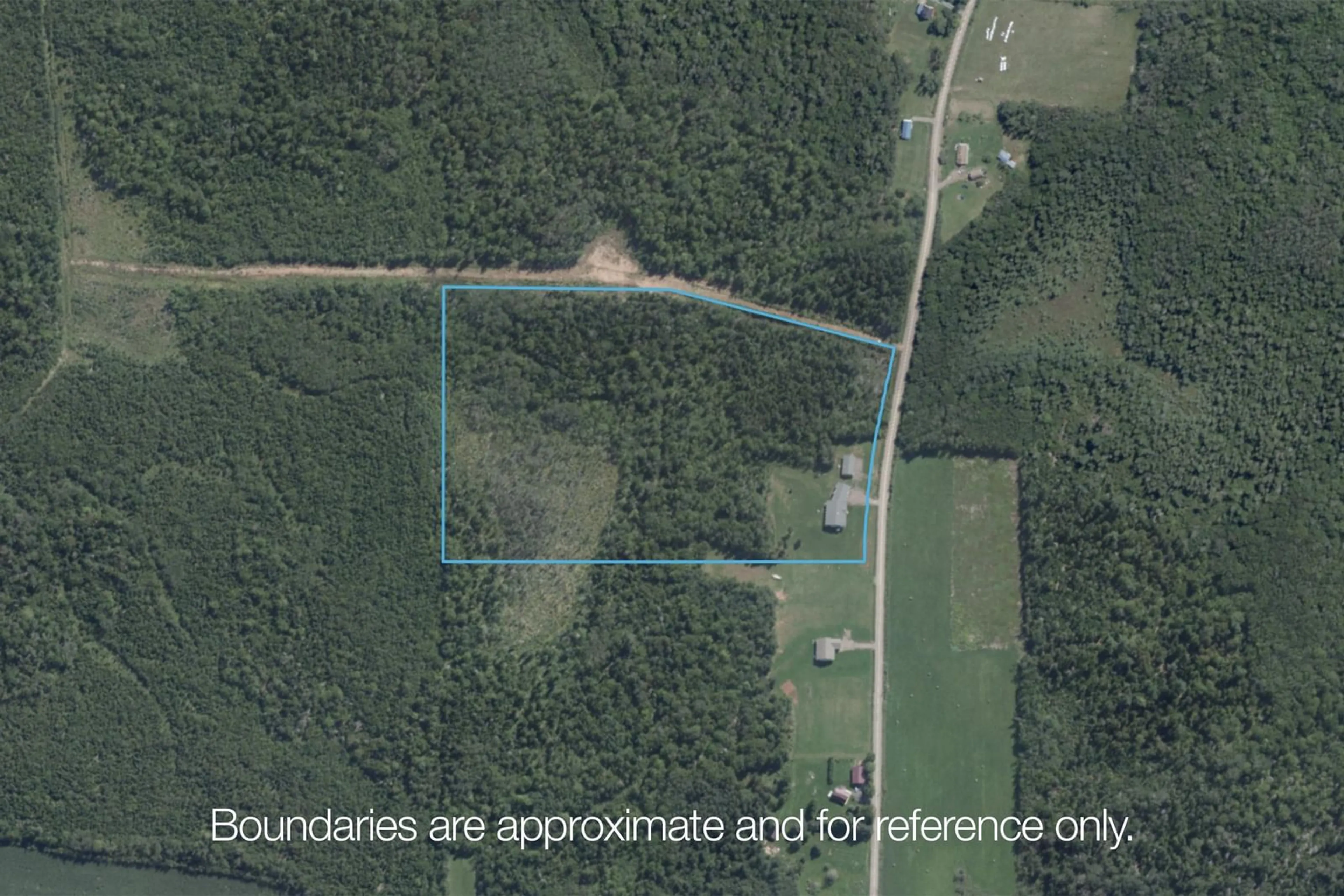 A pic from outside/outdoor area/front of a property/back of a property/a pic from drone, forest/trees view for 158 Robinson Rd, Amherst Head Nova Scotia B4H 3Y2