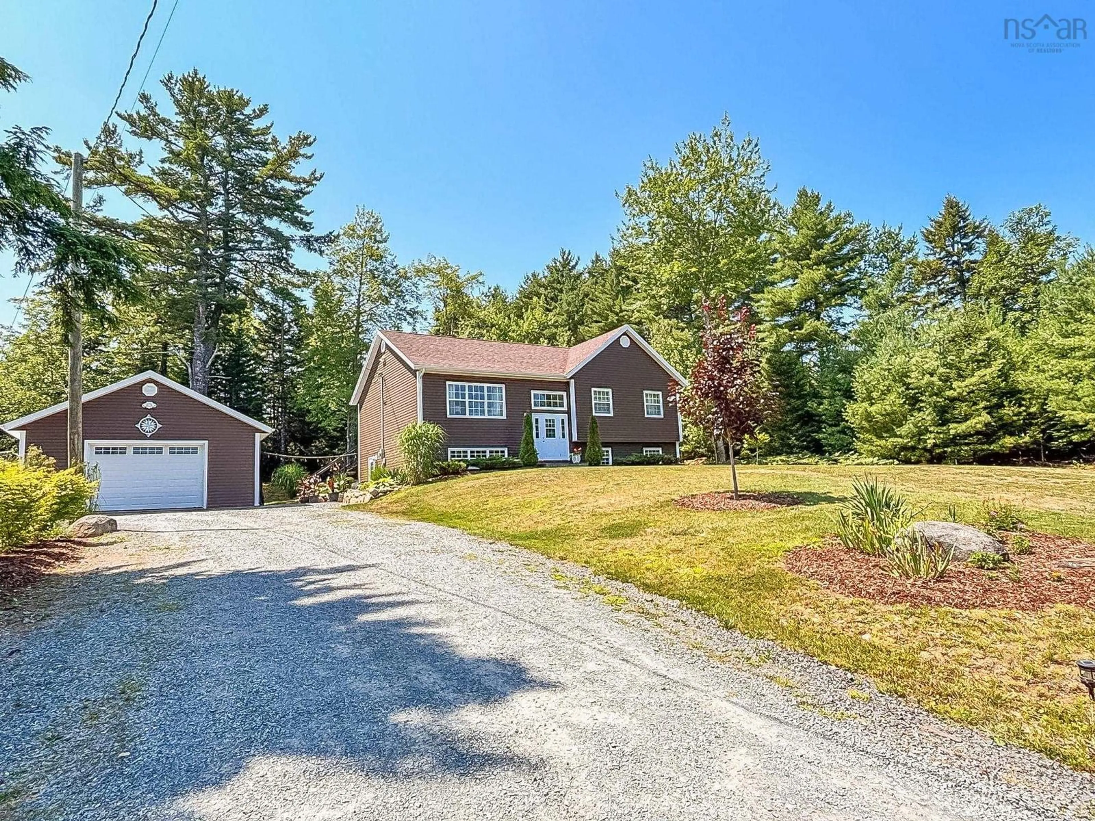 A pic from outside/outdoor area/front of a property/back of a property/a pic from drone, street for 11 Adam Ridge Lane, Pine Grove Nova Scotia B0J 1E0