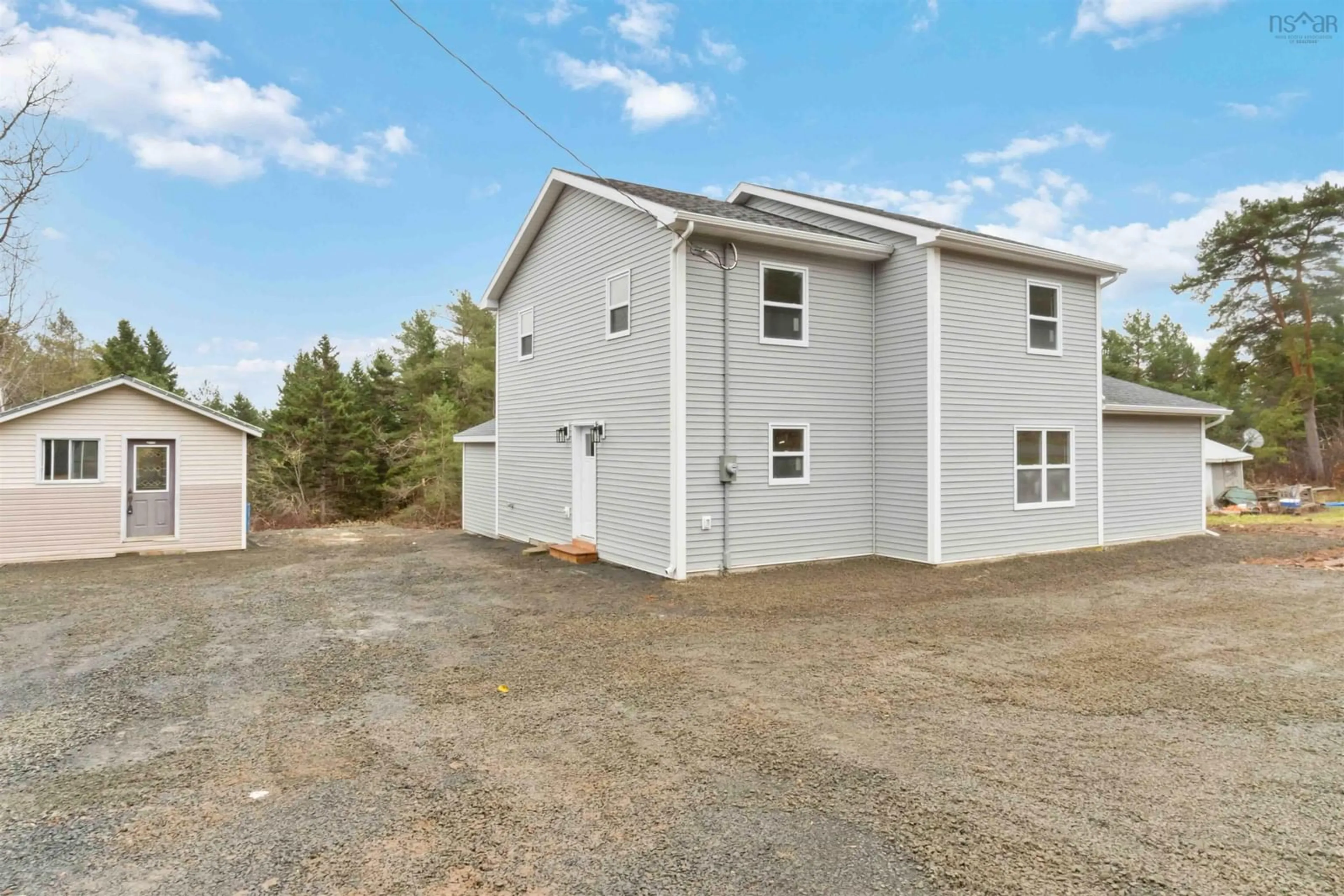 A pic from outside/outdoor area/front of a property/back of a property/a pic from drone, building for 1880 Clarence Rd, Clarence Nova Scotia B0S 1C0
