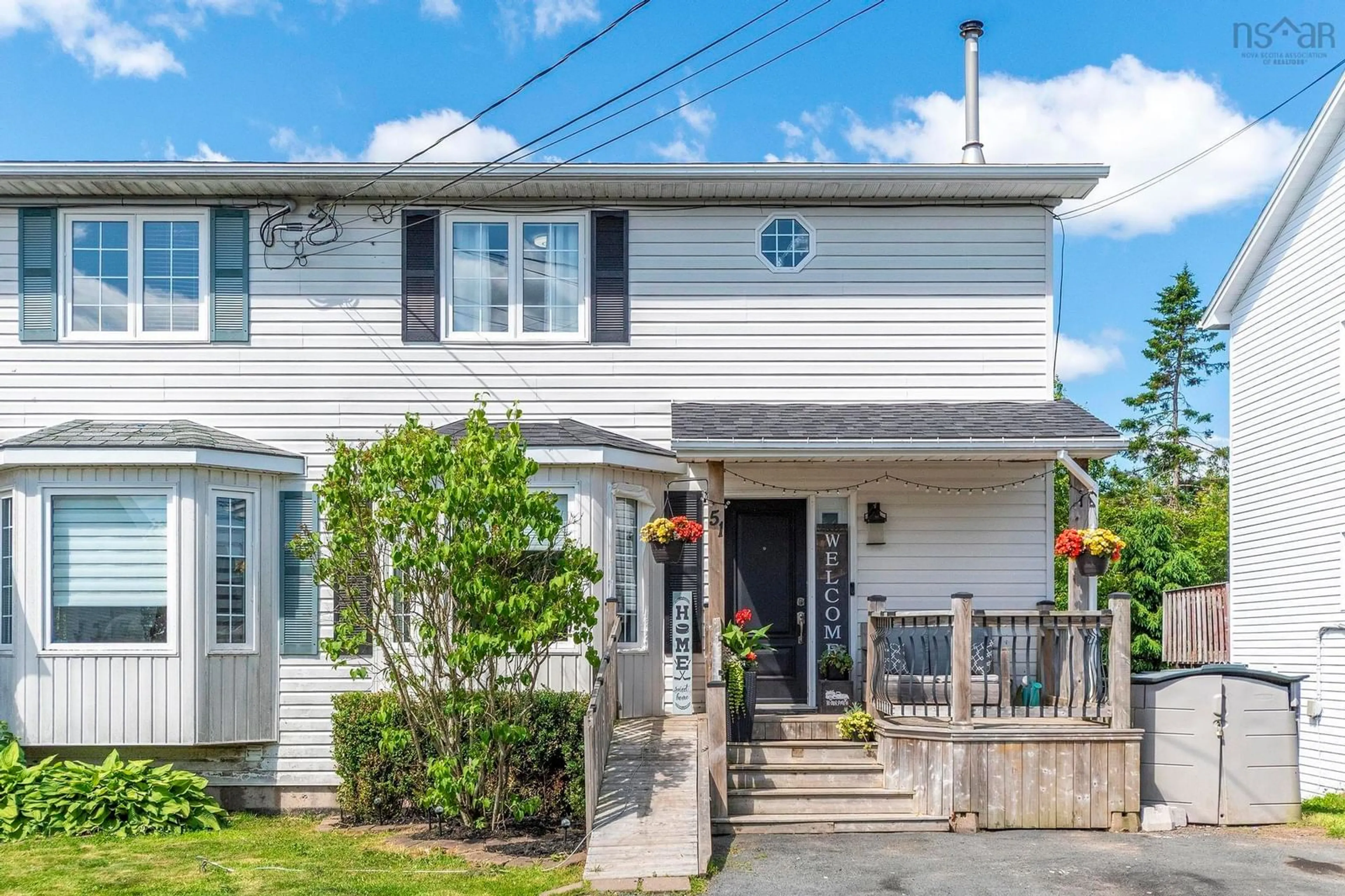 Home with vinyl exterior material, street for 51 Madeira Cres, Forest Hills Nova Scotia B2W 6G7