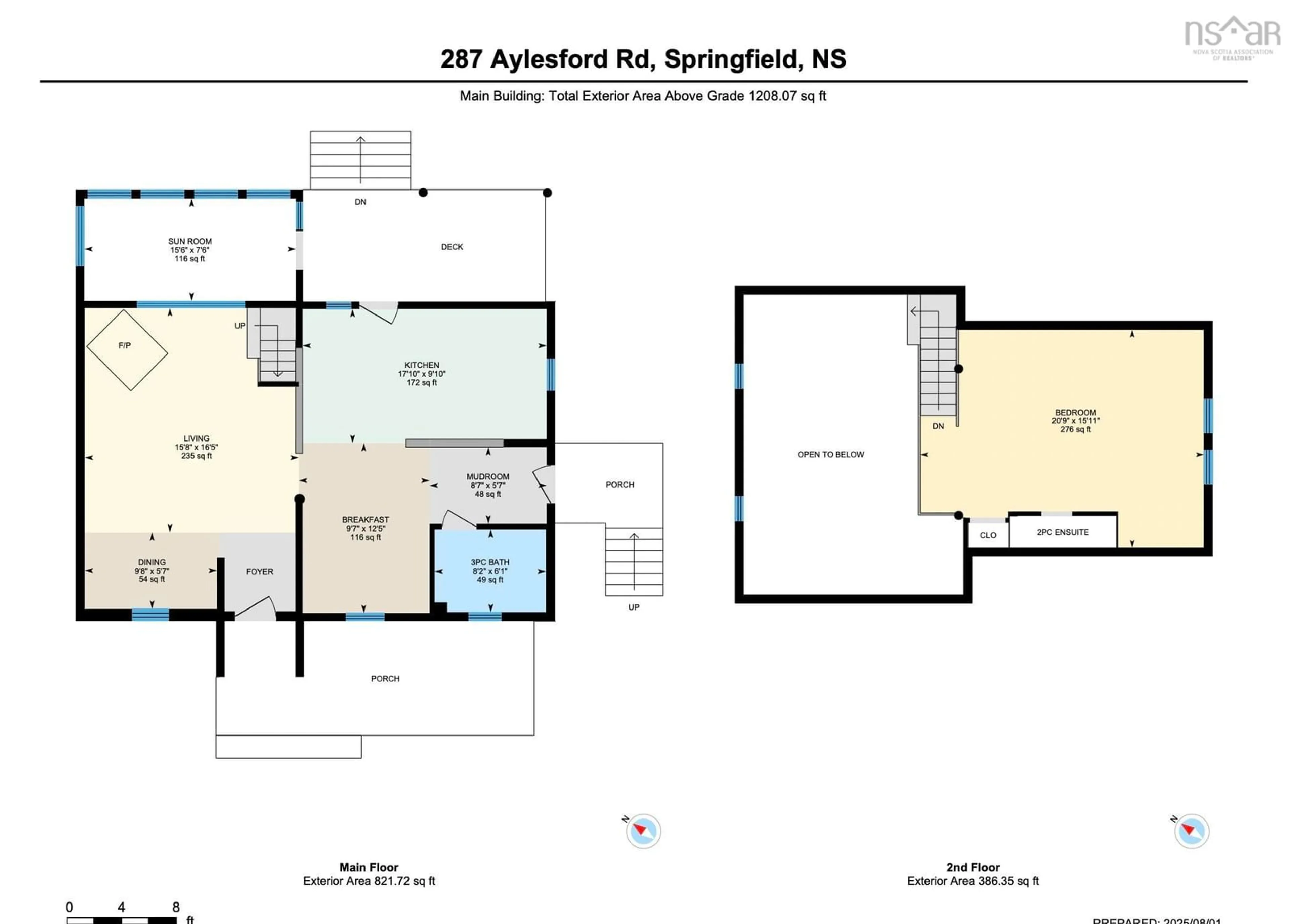 Floor plan for 287 Aylesford Rd, Springfield Nova Scotia B0R 1H0