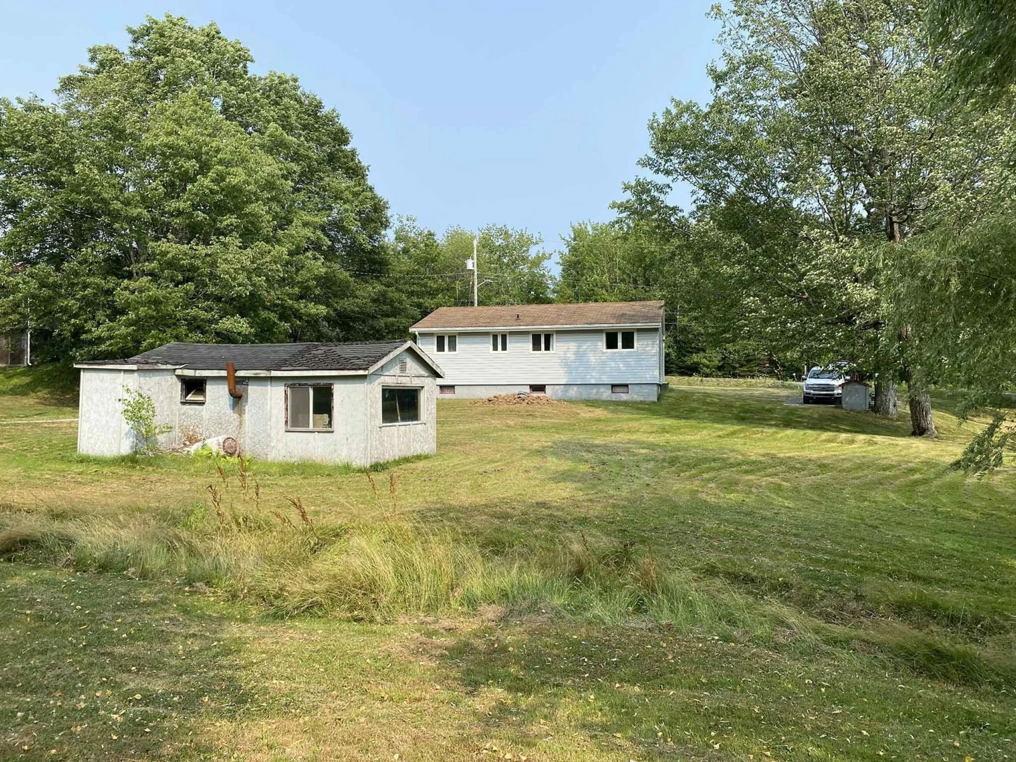 A pic from outside/outdoor area/front of a property/back of a property/a pic from drone, unknown for 258 Holland Rd, Fletchers Lake Nova Scotia B2T 1A1