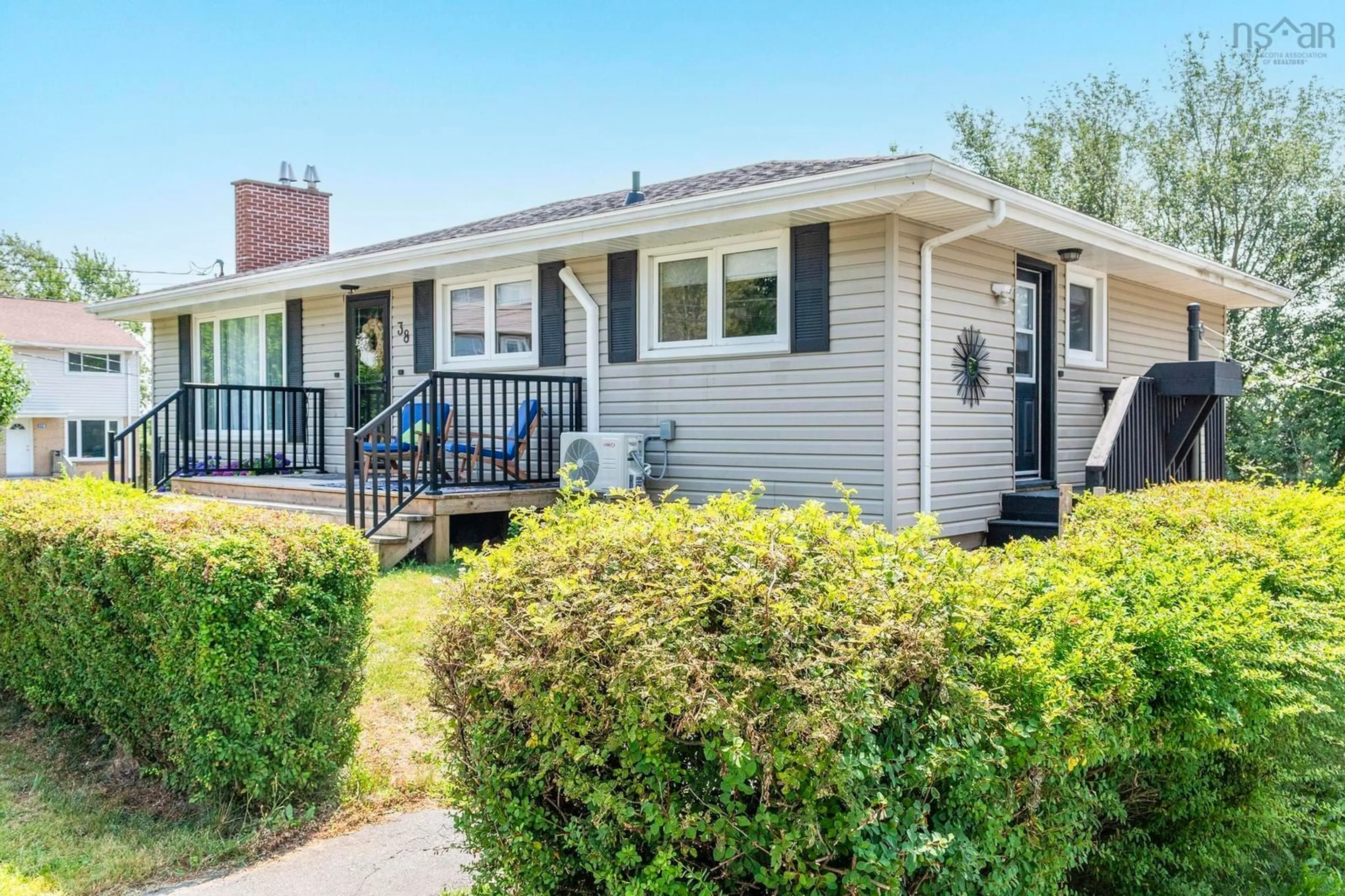 Home with vinyl exterior material, street for 38 Lynn Dr, Dartmouth Nova Scotia B2Y 3V9