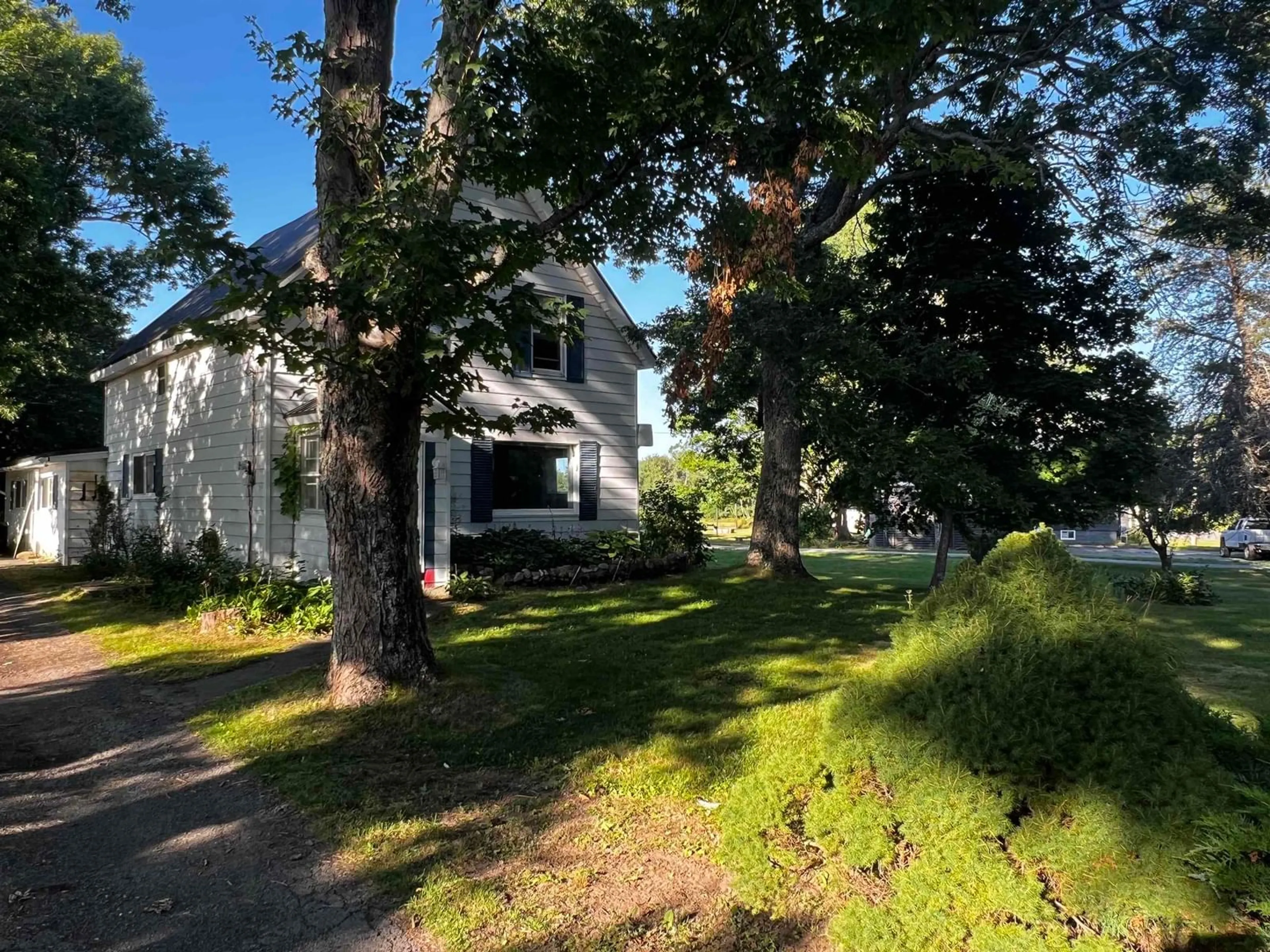 A pic from outside/outdoor area/front of a property/back of a property/a pic from drone, street for 235 Thorburn Rd, Thorburn Nova Scotia B0K 1W0