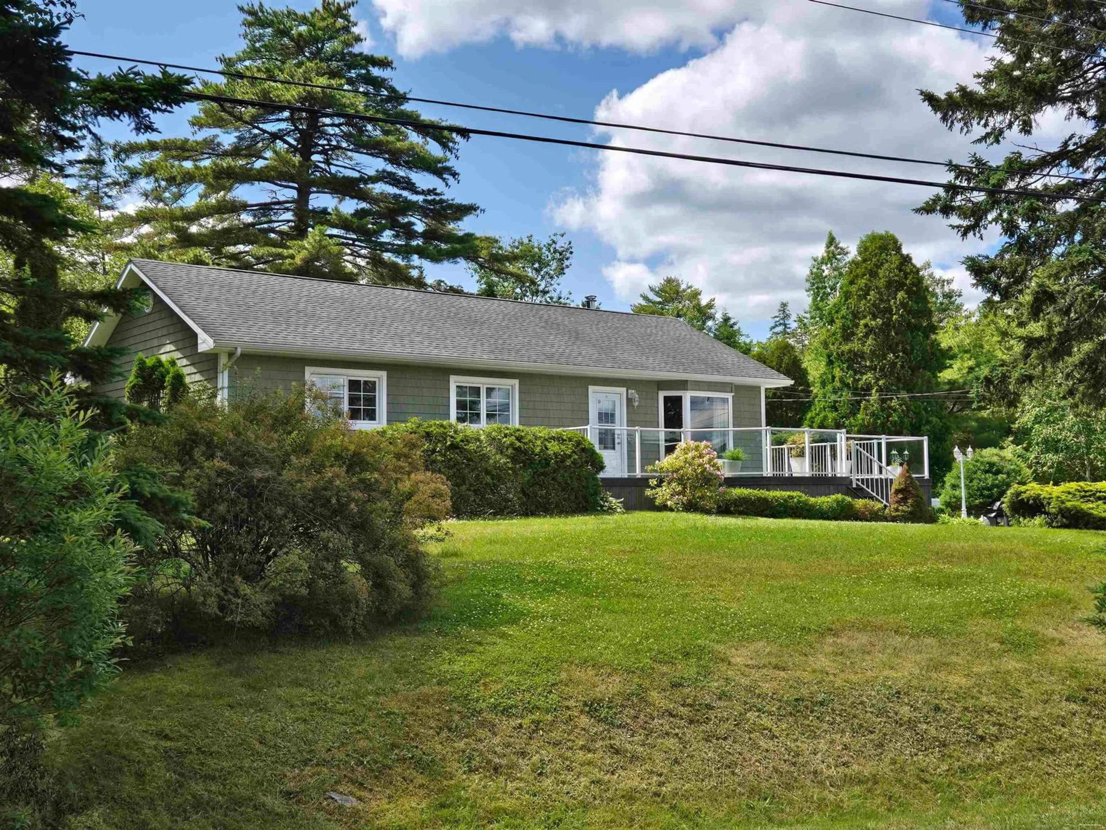 A pic from outside/outdoor area/front of a property/back of a property/a pic from drone, street for 148 Borgalds Point Rd, Chester Basin Nova Scotia B0J 1K0